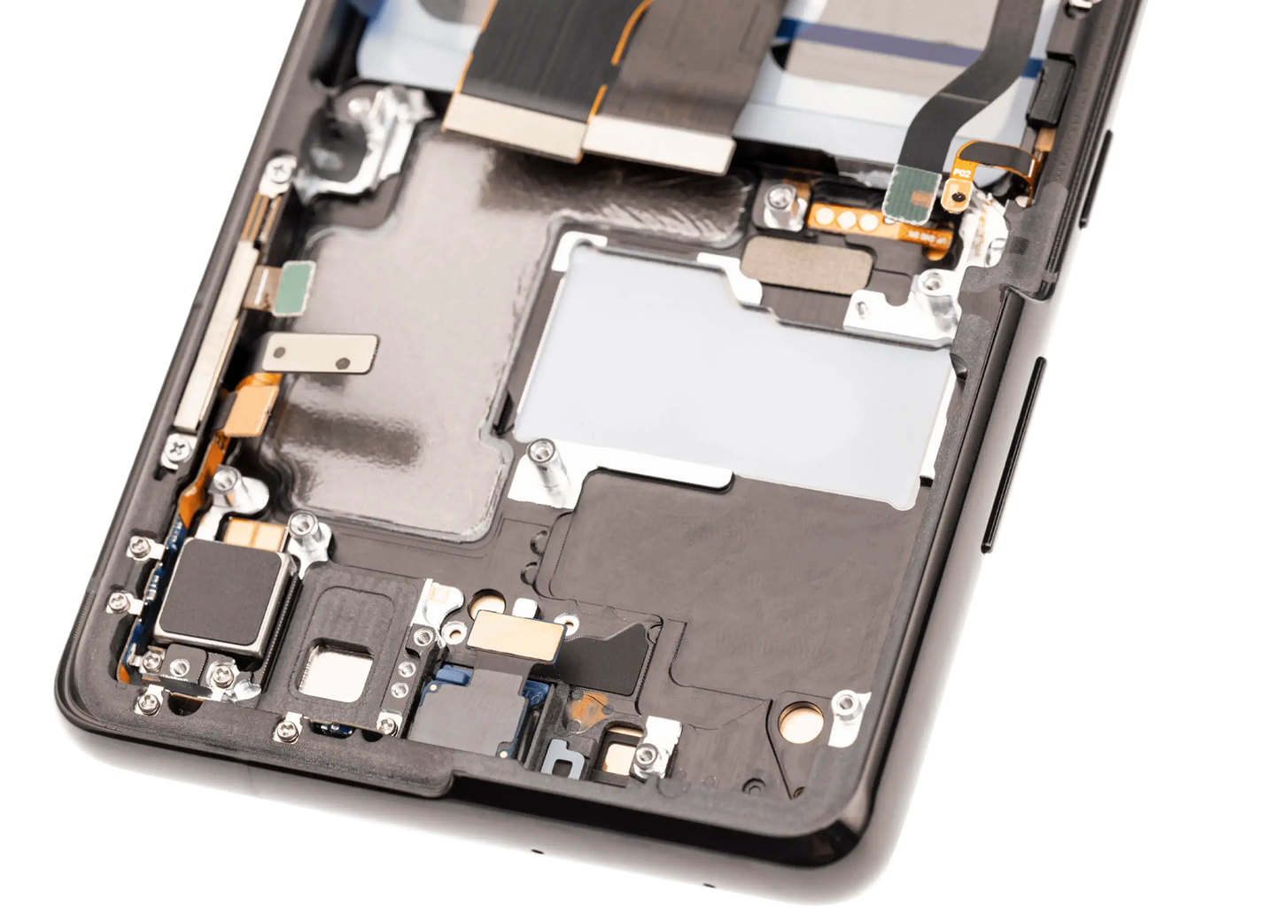 OLED Assembly With Frame For Samsung Galaxy S21 Ultra 5G (Aftermarket Plus) (120Hz) (Phantom Black)
