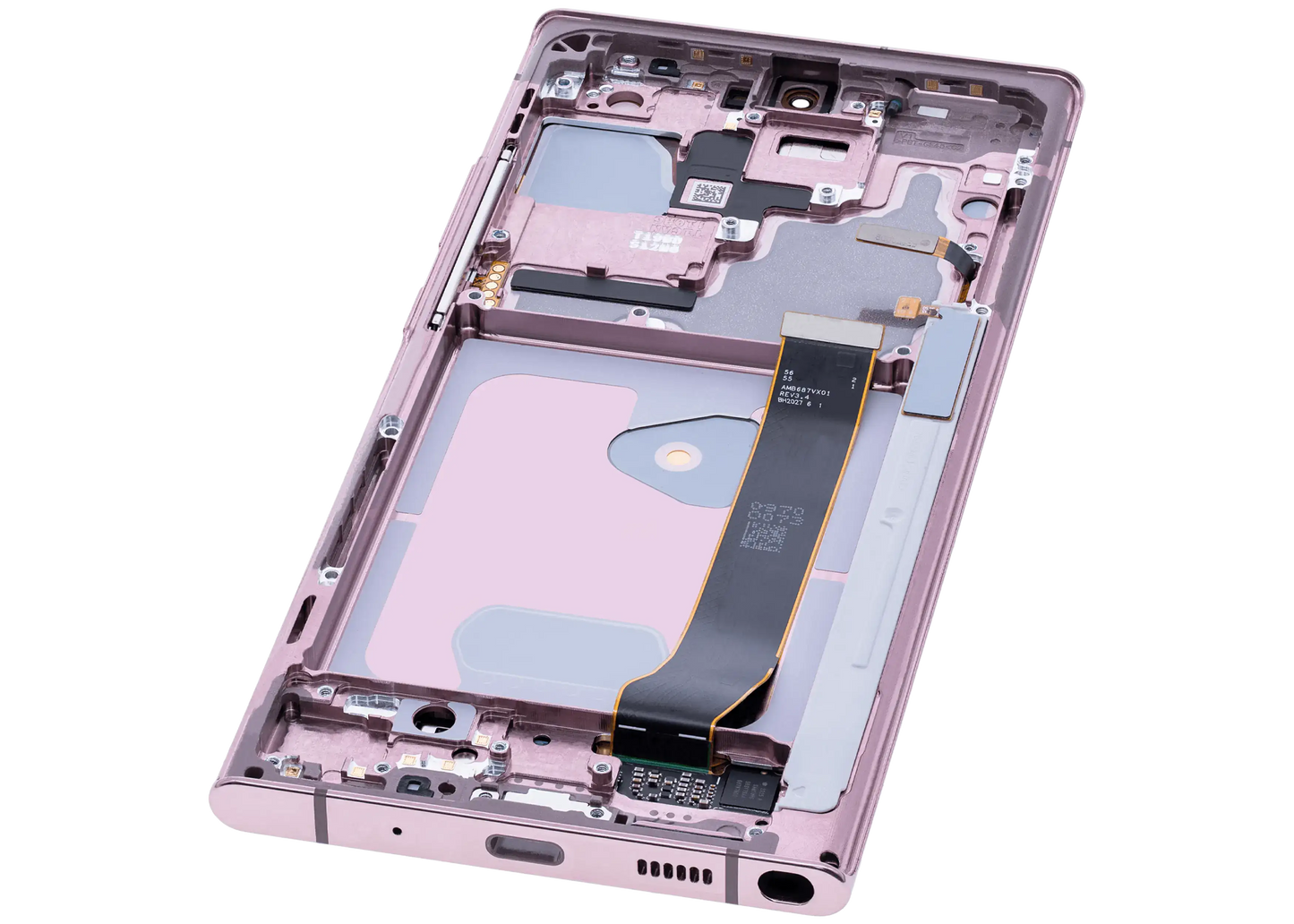 OLED Assembly With Frame For Samsung Galaxy Note 20 Ultra 5G (Aftermarket Plus) (120Hz) (Mystic Bronze)