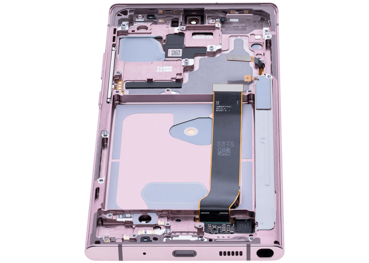 OLED Assembly With Frame For Samsung Galaxy Note 20 Ultra 5G (Aftermarket Plus) (120Hz) (Mystic Bronze)