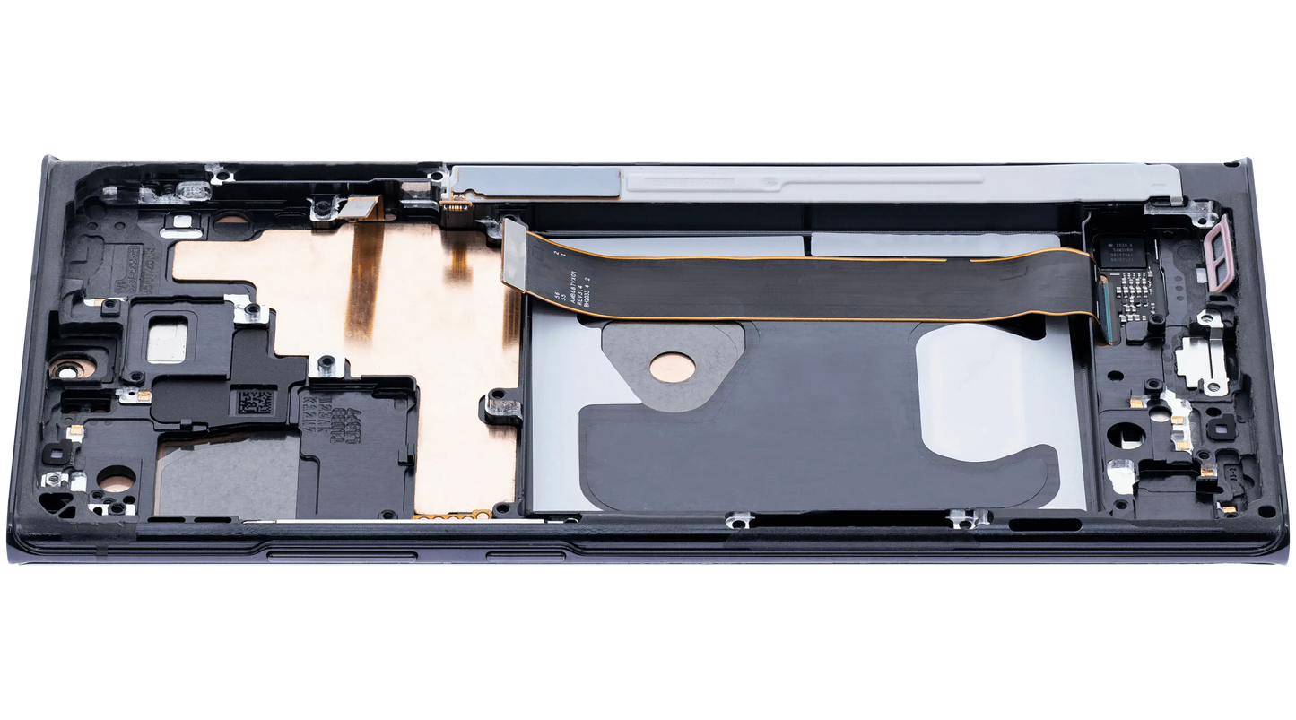 OLED Assembly With Frame For Samsung Galaxy Note 20 Ultra 5G (Aftermarket Plus) (120Hz) (Mystic Black)