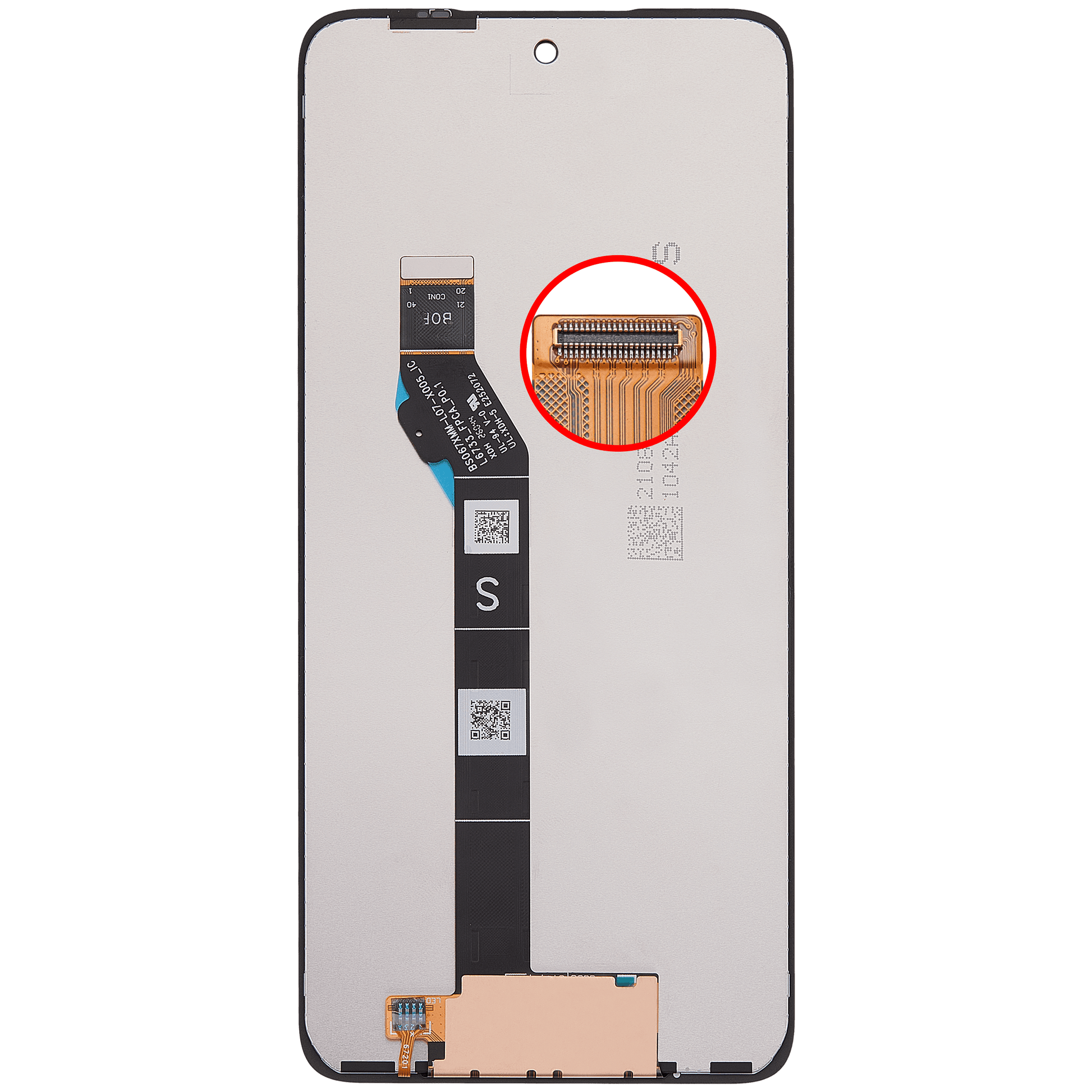 LCD Assembly Without Frame For Motorola Moto G47 (XT2625-1-2/ 2026)/ G77 Power (XT2625-12/2026) (Refurbished) (All replacement part SKU 107182228148 image 3