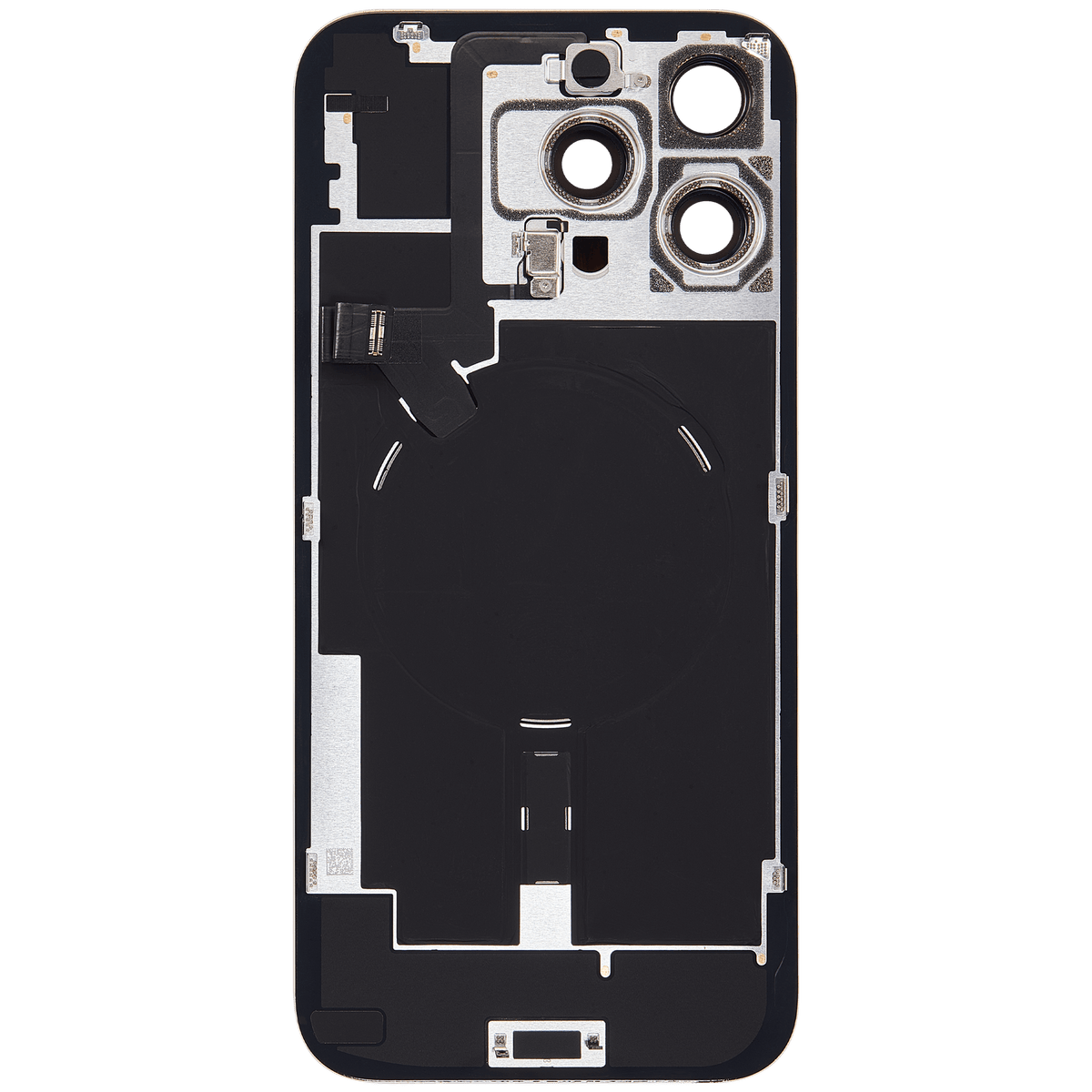 Back Glass w/ MagSafe Magnet & NFC & Flashlight Flex For iPhone 16 Pro Max (Service Pack) (Desert Titanium) — product photo 4