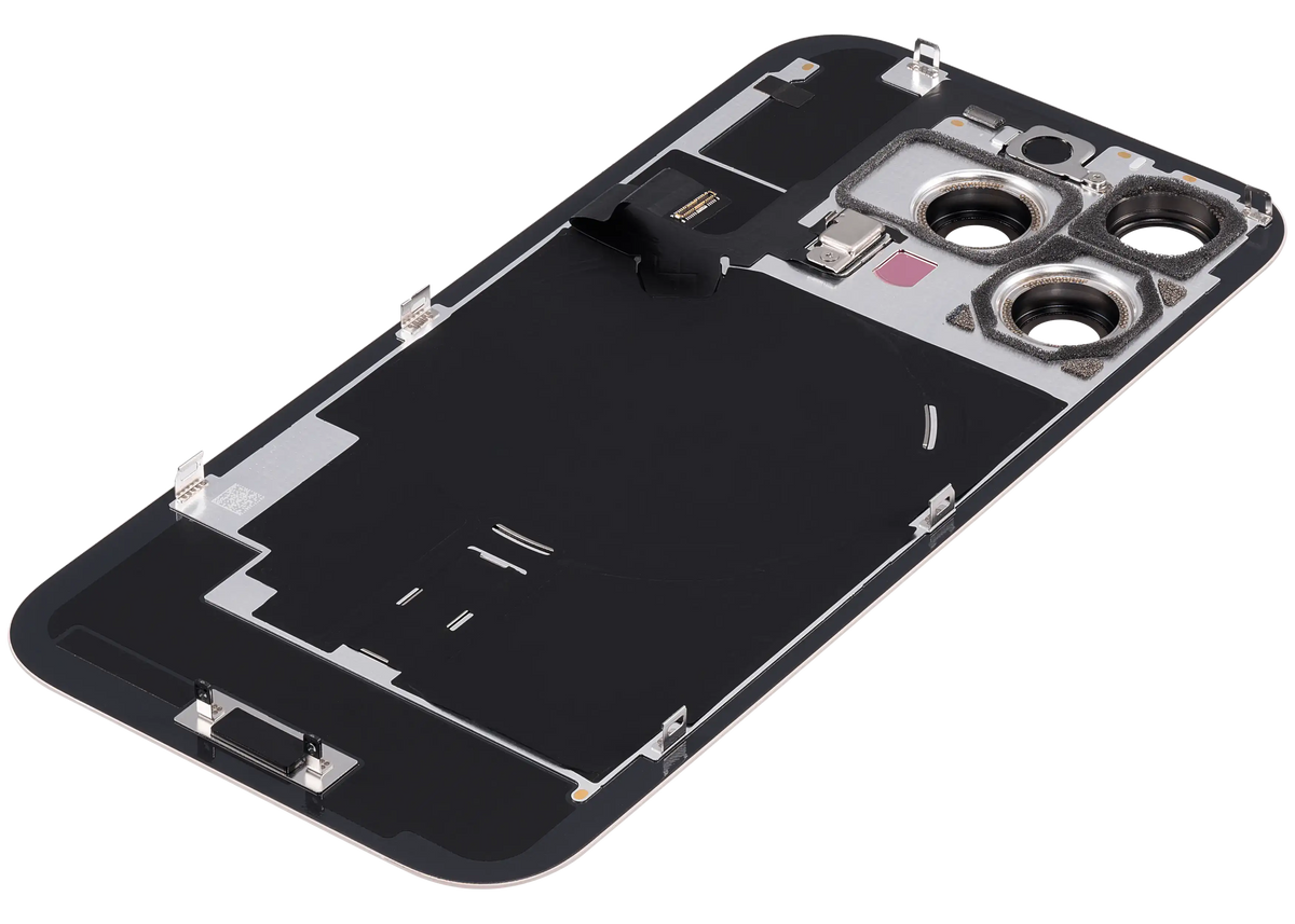 Back Glass w/ MagSafe Magnet & NFC & Flashlight Flex For iPhone 16 Pro (Service Pack) (Desert Titanium) — product photo 5