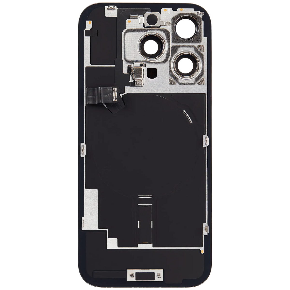 Back Glass w/ MagSafe Magnet & NFC & Flashlight Flex For iPhone 16 Pro (Service Pack) (Natural Titanium) — product photo 4