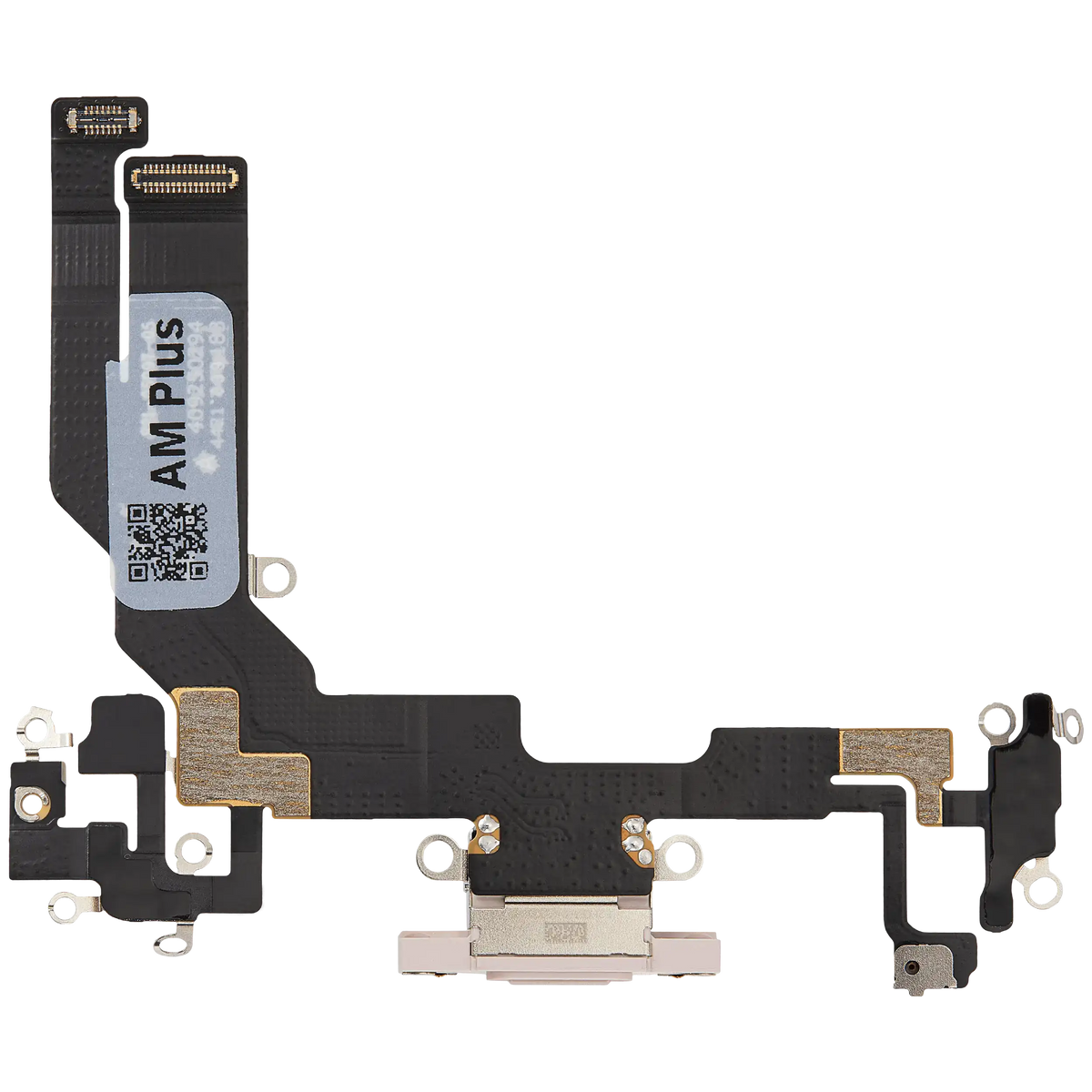 Charging Port Flex Cable For iPhone 16e / 17e (Aftermarket Plus) (Soft Pink) - product image 4