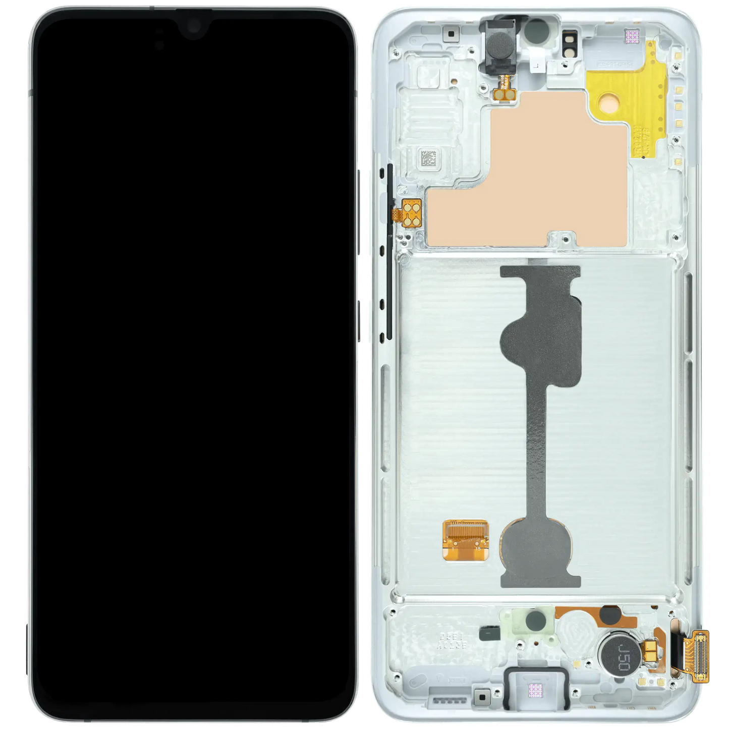 OLED Assembly With Frame For Samsung Galaxy A90 5G (A908 / 2019) (Service Pack) (White)
