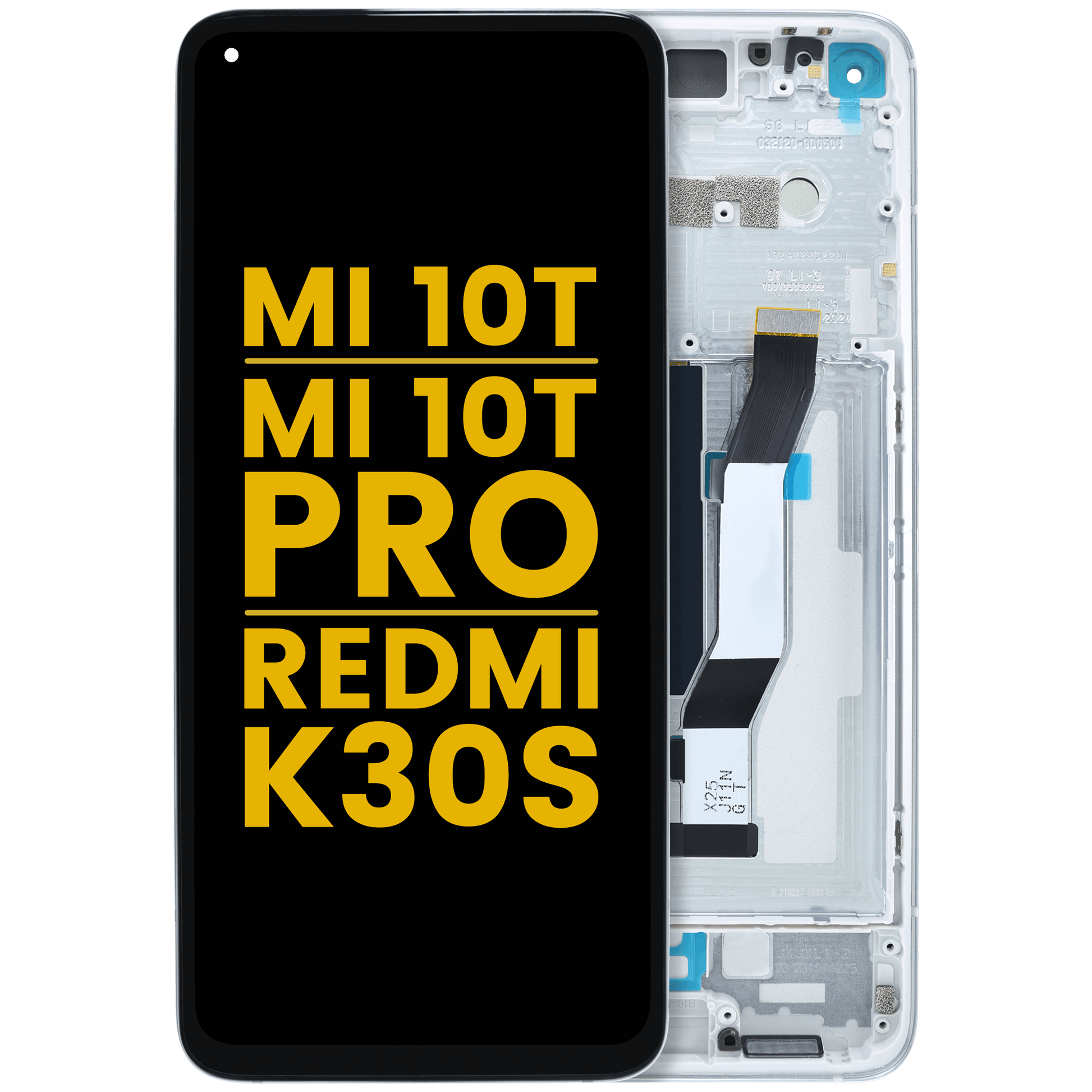 LCD Assembly With Frame For Xiaomi Mi 10T / Mi 10T Pro 5G / Redmi K30S (Refurbished) (Aurora Blue) - replacement part product image SKU 107182128954 - image 1