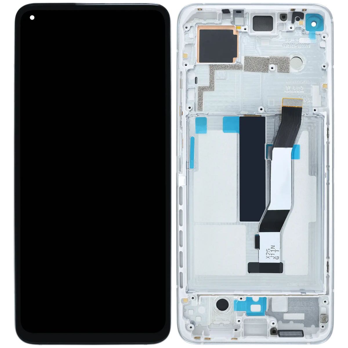 LCD Assembly With Frame For Xiaomi Mi 10T / Mi 10T Pro 5G / Redmi K30S (Refurbished) (Aurora Blue) - device repair spare component image SKU 107182128954 - image 6
