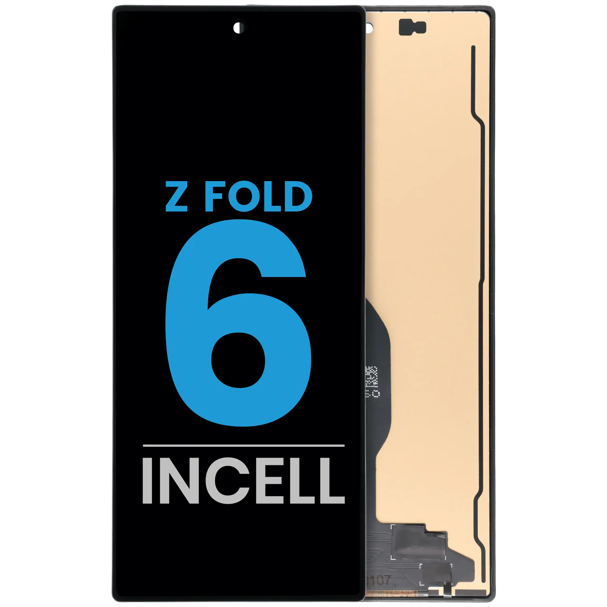 OEM quality Outer LCD Assembly For Samsung Galaxy Z Fold 6 5G (Aftermarket : Incell) (All Colors) component