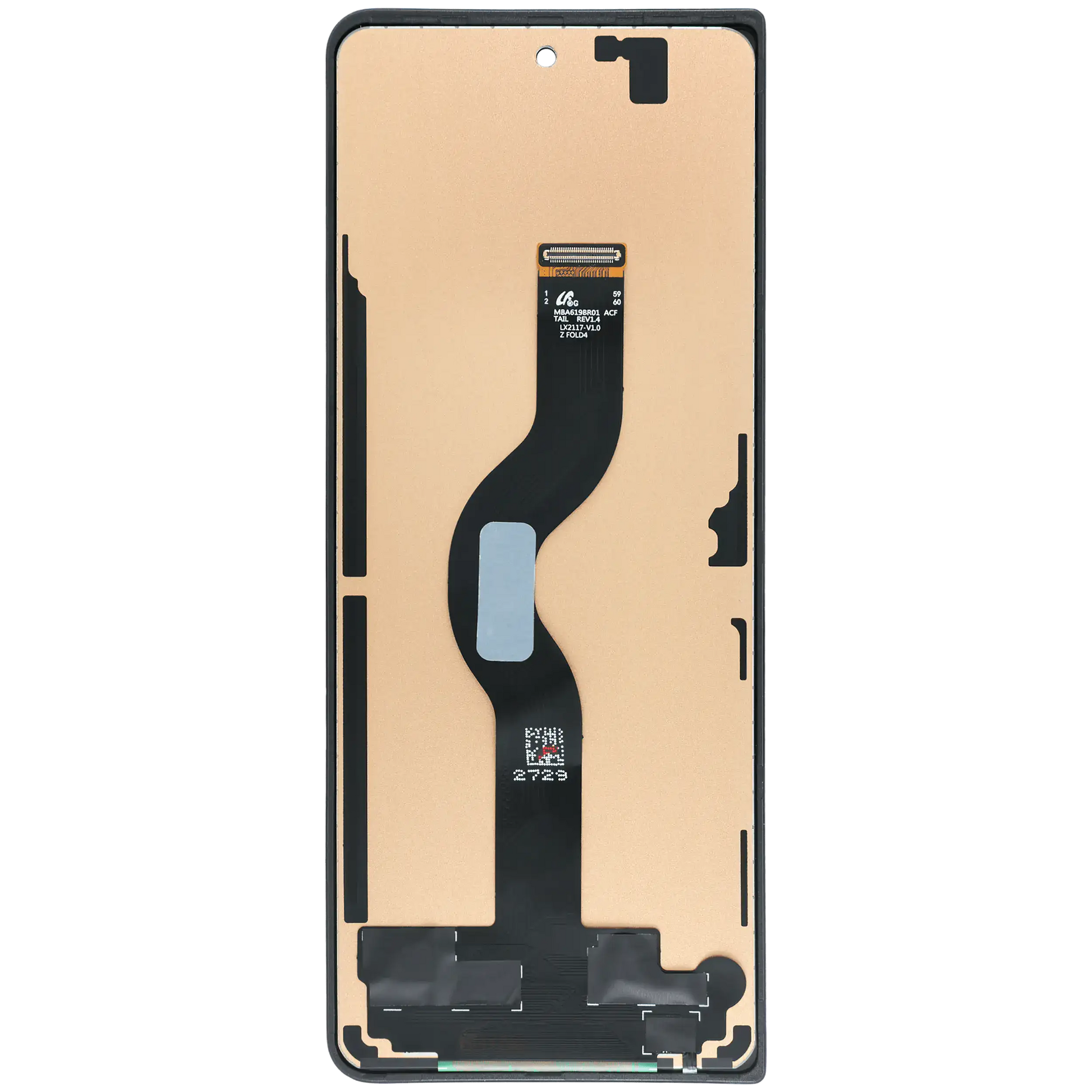 Outer LCD Assembly For Samsung Galaxy Z Fold 4 5G (Aftermarket : Incell) (All Colors) clear view