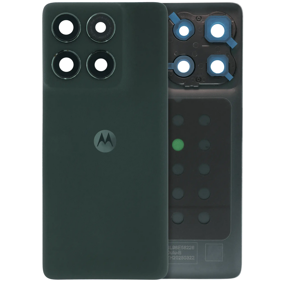 Back Cover Glass With Metal Bracket Ring For Motorola Moto Edge (XT2519 / 2025) (Premium) (Deep Forest) | SKU 107182129067 | image 1