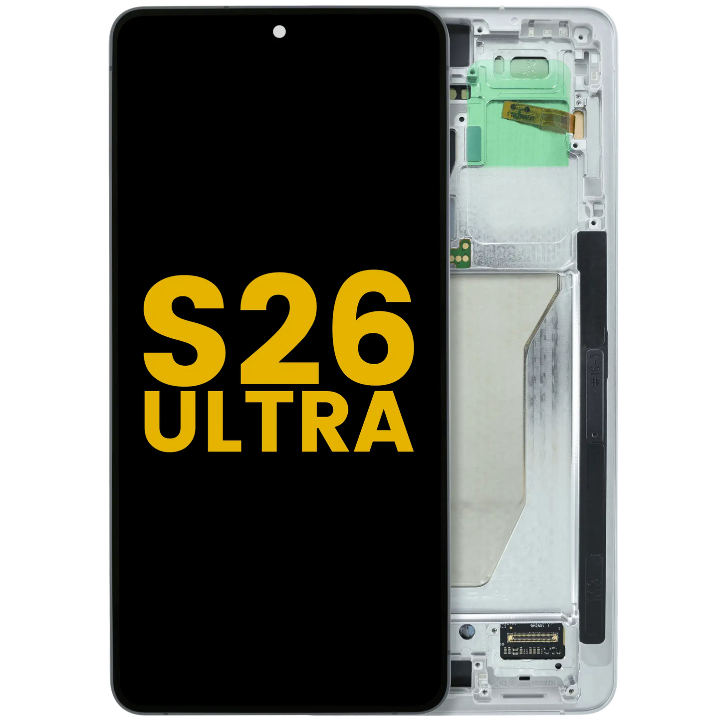 OLED Assembly With Frame For Samsung Galaxy S26 Ultra 5G (US & International) (Refurbished) (White)