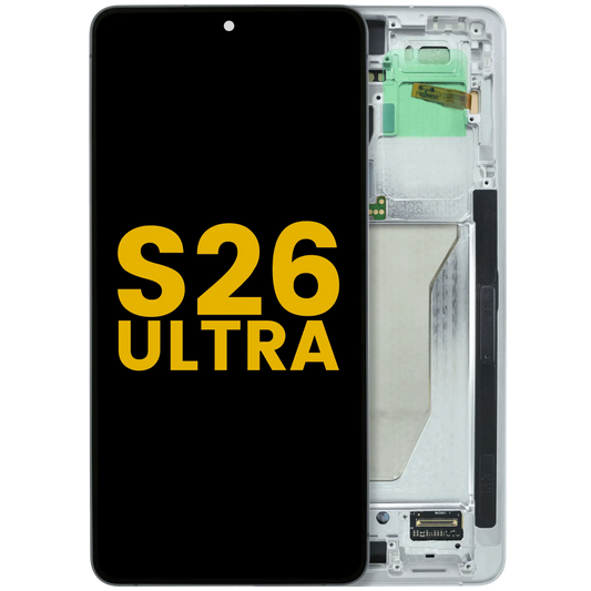 OLED Assembly With Frame For Samsung Galaxy S26 Ultra 5G (US & International) (Refurbished) (White)