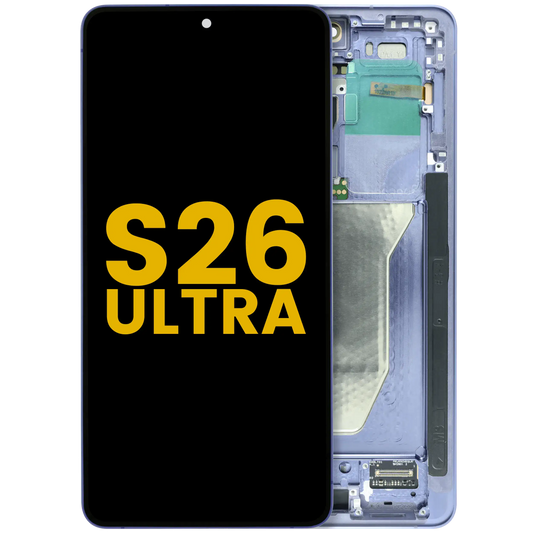 OLED Assembly With Frame For Samsung Galaxy S26 Ultra 5G (US & International) (Refurbished) (Cobalt Violet)