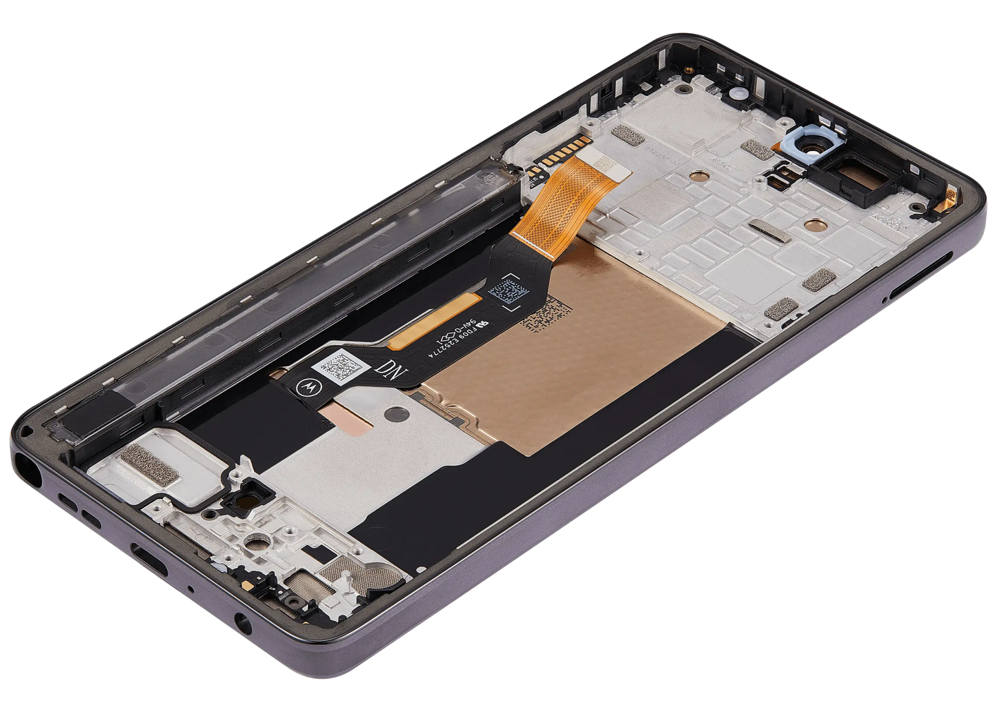 OLED Assembly With Frame Compatible For Motorola Moto G Stylus 5G (XT2619/2026) (Refurbished) (Coal Smoke) replacement part SKU 107182228094 image 2