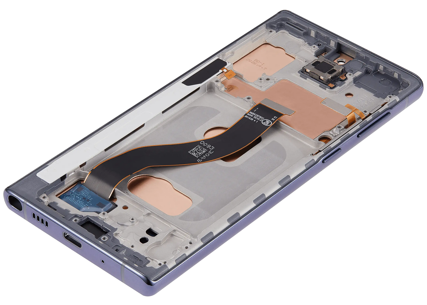 LCD Assembly With Frame (Without FingerPrint Sensor) For Samsung Galaxy Note 10 (US & International)(Aftermarket: Incell)(Aura Black)