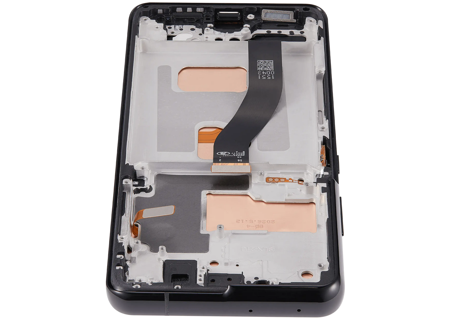 LCD Assembly With Frame (Without FingerPrint Sensor) For Samsung Galaxy S21 Ultra (US & International)(Aftermarket: Incell)(Phantom Black)