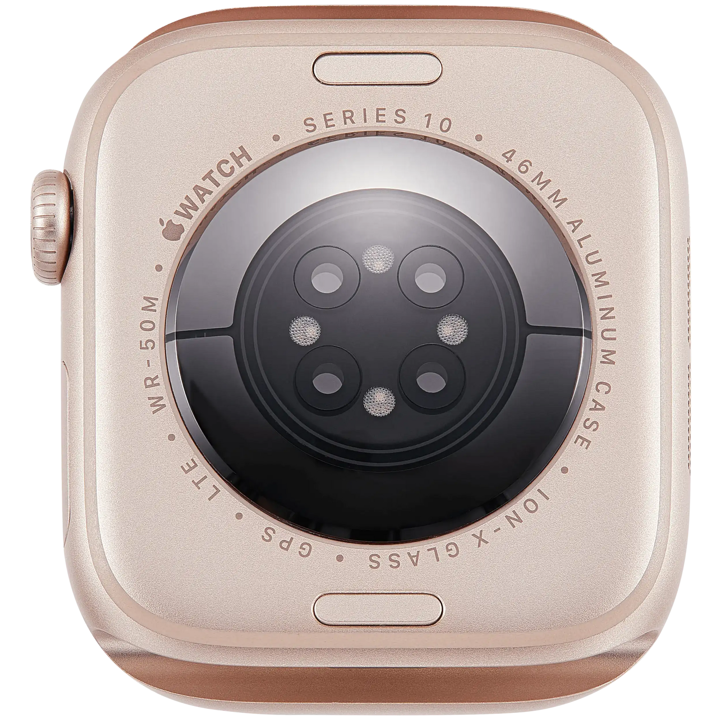 Housing Assembly Compatible For Watch Series 10 (46MM) (LTE Version) (Titanium / Gold)
