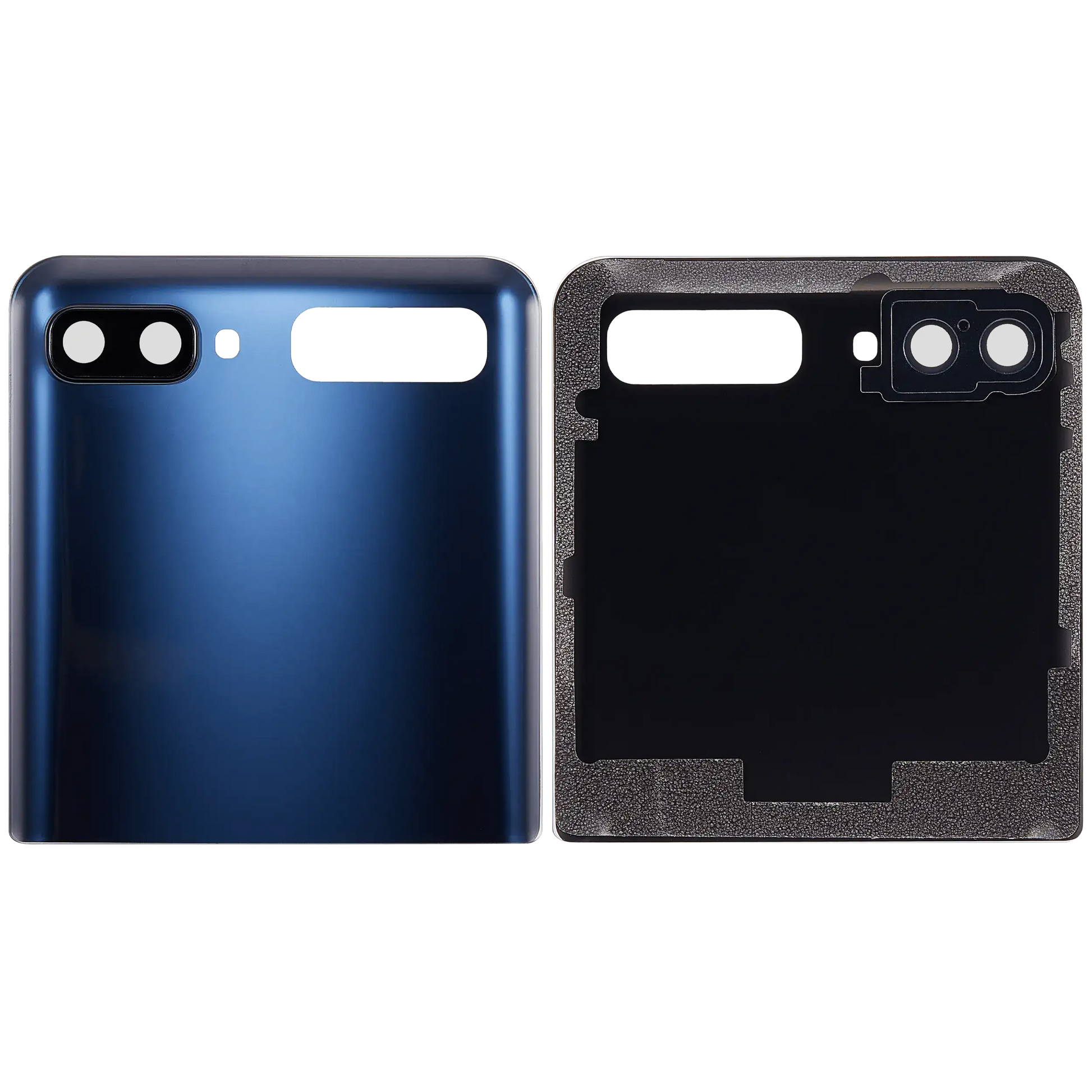 Top Back Cover Glass With Camera Lens For Samsung Galaxy Z Flip 4G (F700) / Z Flip 5G (F707) (Aftermarket Plus) (Mystic Gray) - View 6