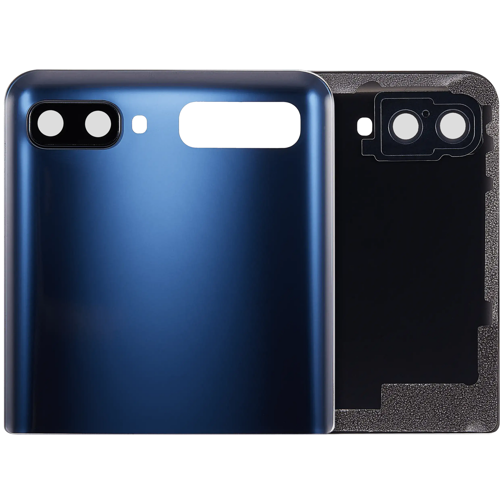 Top Back Cover Glass With Camera Lens For Samsung Galaxy Z Flip 4G (F700) / Z Flip 5G (F707) (Aftermarket Plus) (Mystic Gray) - Main View