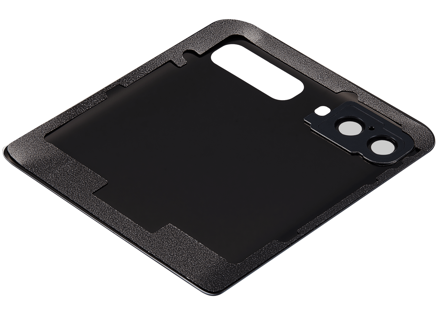 Top Back Cover Glass With Camera Lens For Samsung Galaxy Z Flip 4G (F700) / Z Flip 5G (F707) (Aftermarket Plus) (Mystic Gray) - View 5