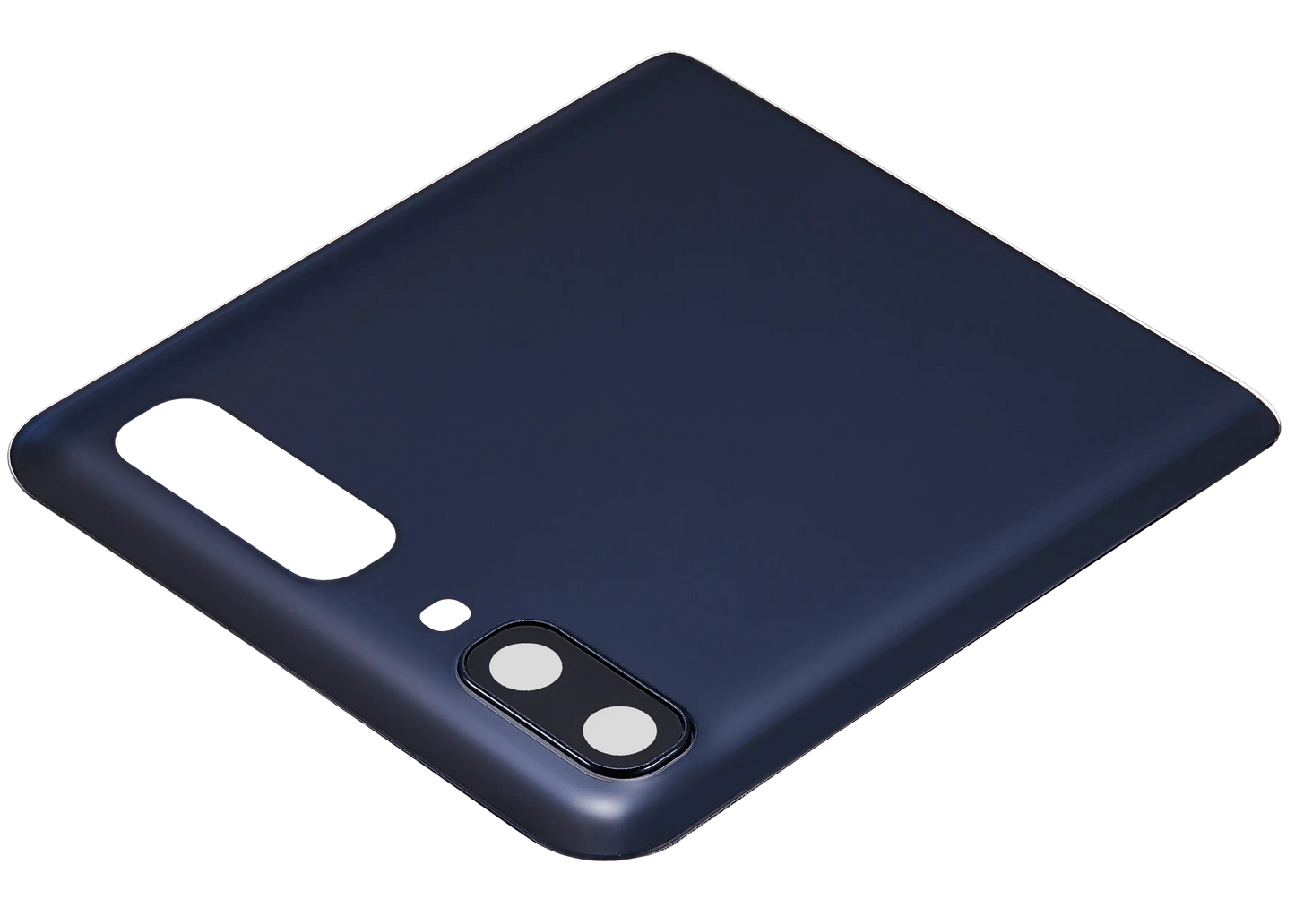 Top Back Cover Glass With Camera Lens For Samsung Galaxy Z Flip 4G (F700) / Z Flip 5G (F707) (Aftermarket Plus) (Mystic Gray) - Detailed View