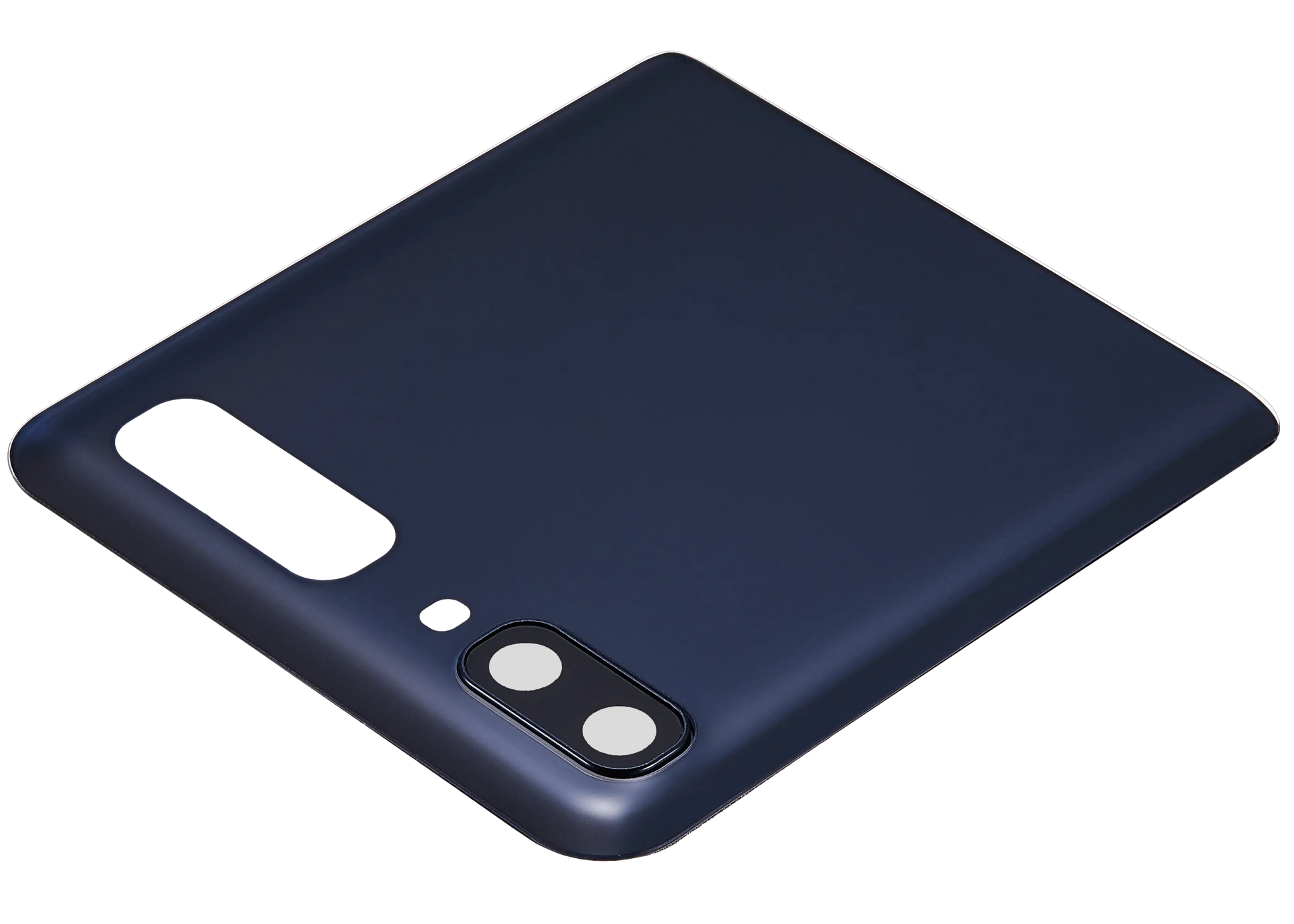 Top Back Cover Glass With Camera Lens For Samsung Galaxy Z Flip 4G (F700) / Z Flip 5G (F707) (Aftermarket Plus) (Mystic Gray) - Detailed View