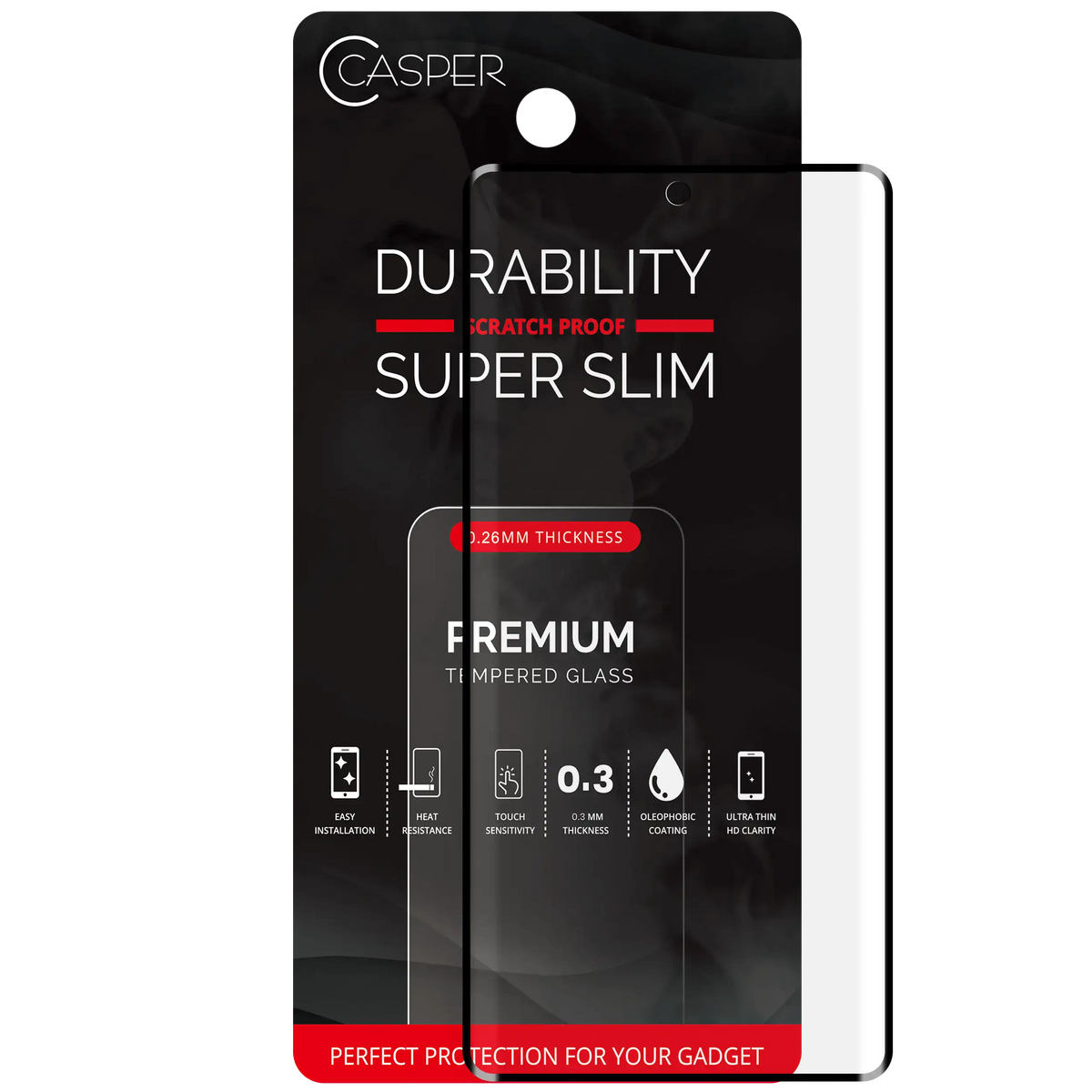 Casper Edge-glued Tempered Glass For Google Pixel 7 Pro (Case Friendly) (Retail Pack) - replacement part product view