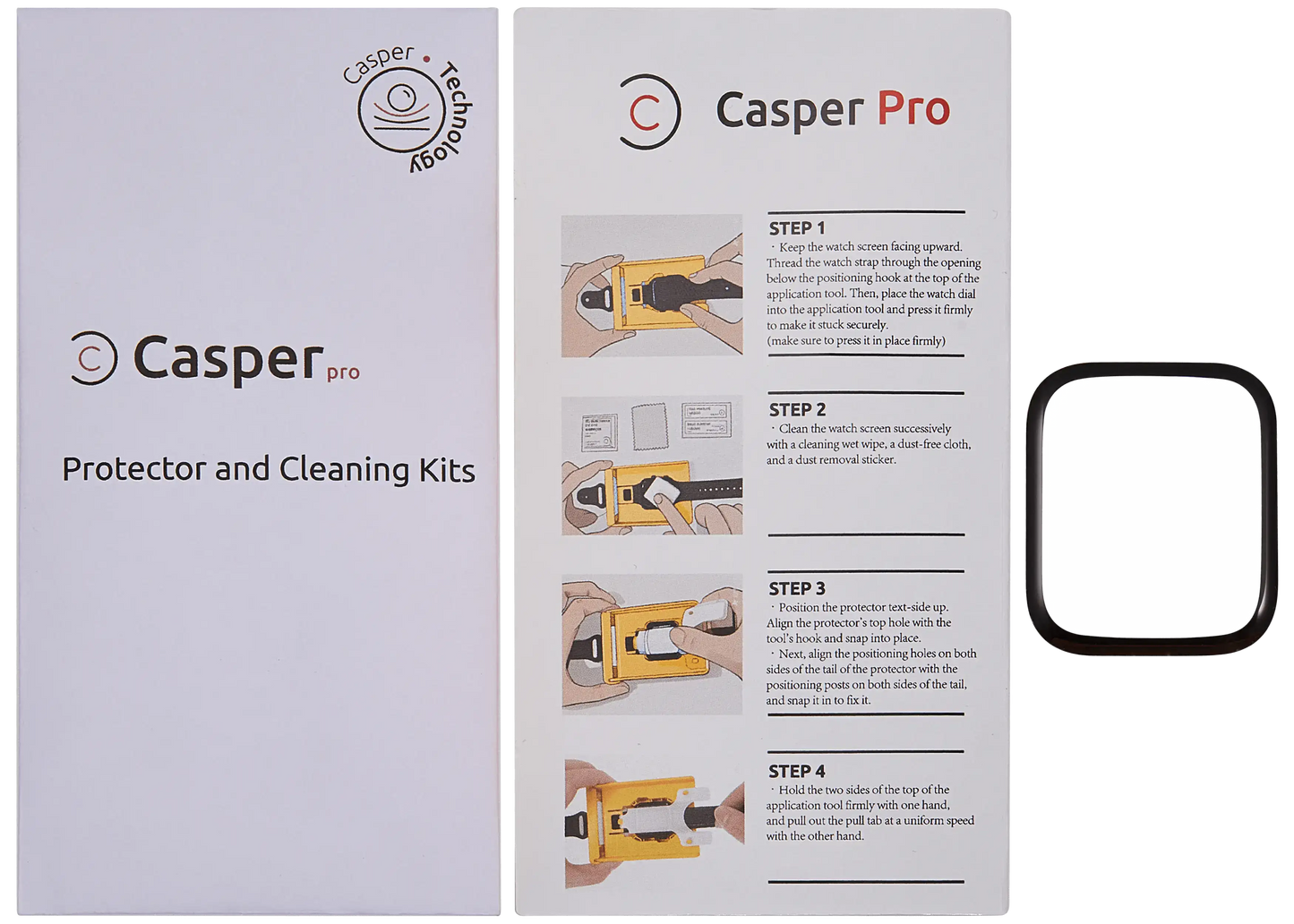 Casper 3D Edge Tempered Glass For Watch Series S10 / S11 (42MM)