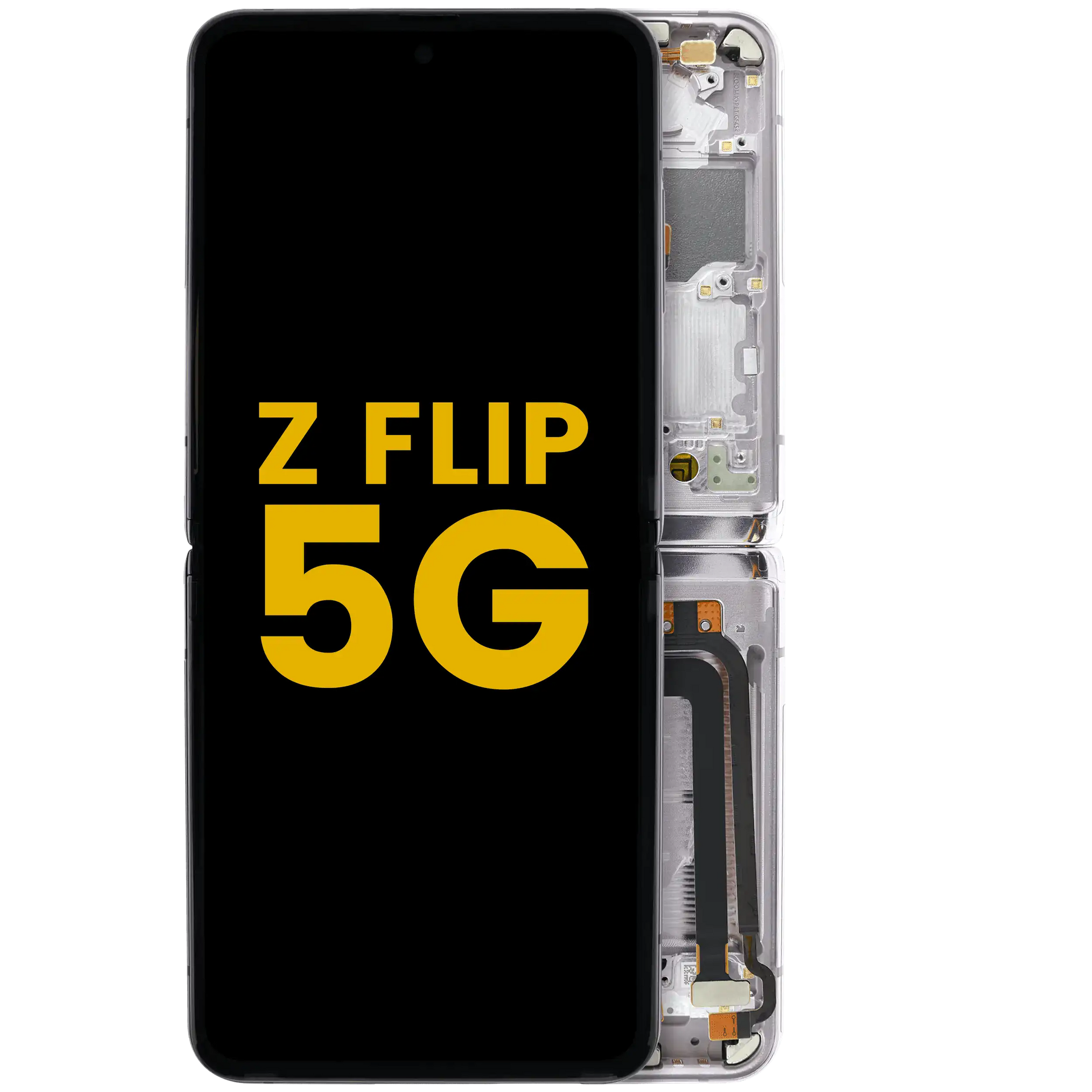 Inner OLED Assembly With Frame For Samsung Galaxy Z Flip 5G (US & International Version) (Refurbished) (Mirror Purple) - Main View