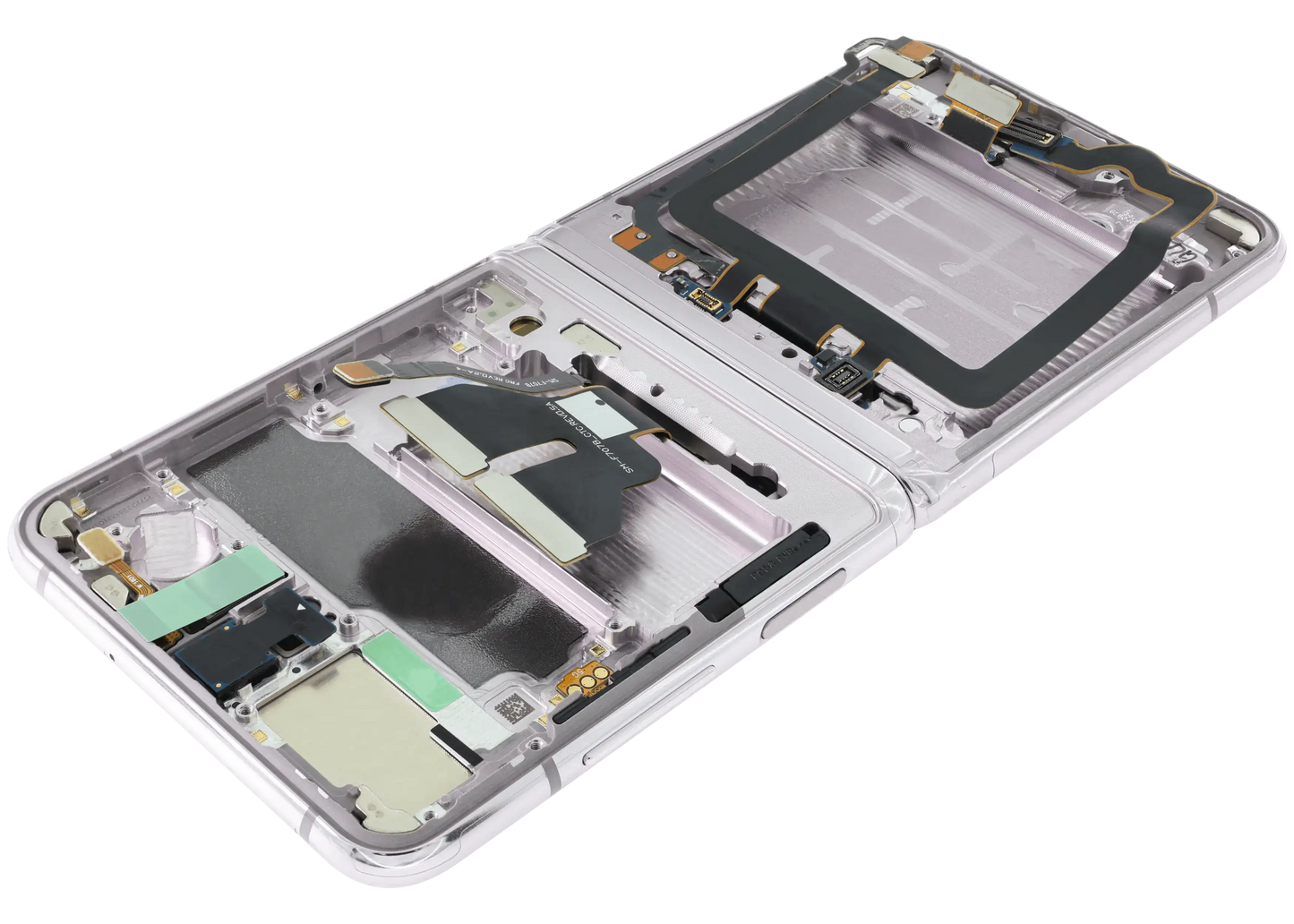 Inner OLED Assembly With Frame For Samsung Galaxy Z Flip 5G (US & International Version) (Refurbished) (Mirror Purple) - View 6
