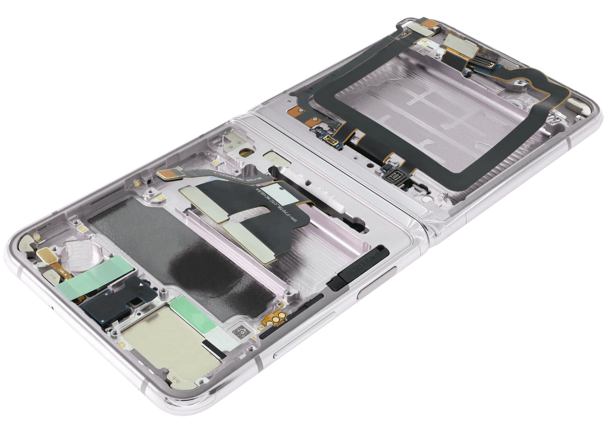 Inner OLED Assembly With Frame For Samsung Galaxy Z Flip 5G (US & International Version) (Refurbished) (Mirror Purple) - View 6