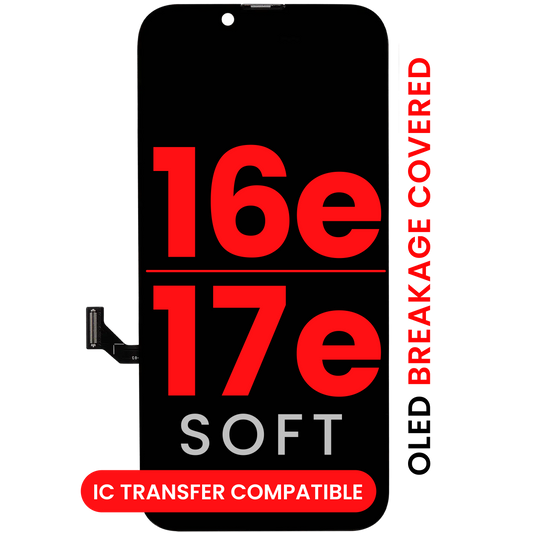 OLED Assembly Compatible For iPhone 17e / 16e (Aftermarket Pro: XO7 Soft) - product image 1