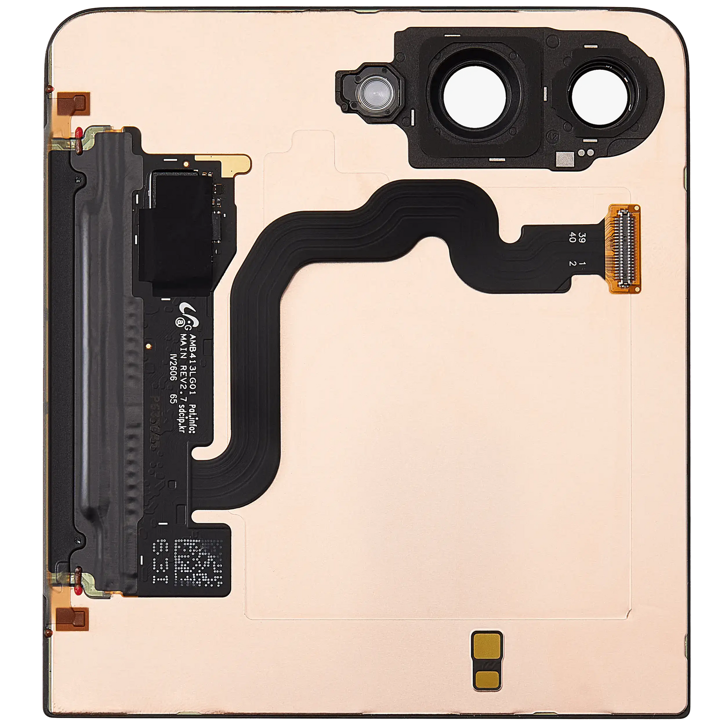 Outer OLED Assembly For Samsung Galaxy Z Flip 7 5G (Refurbished) (Black) - Replacement iPhone Parts