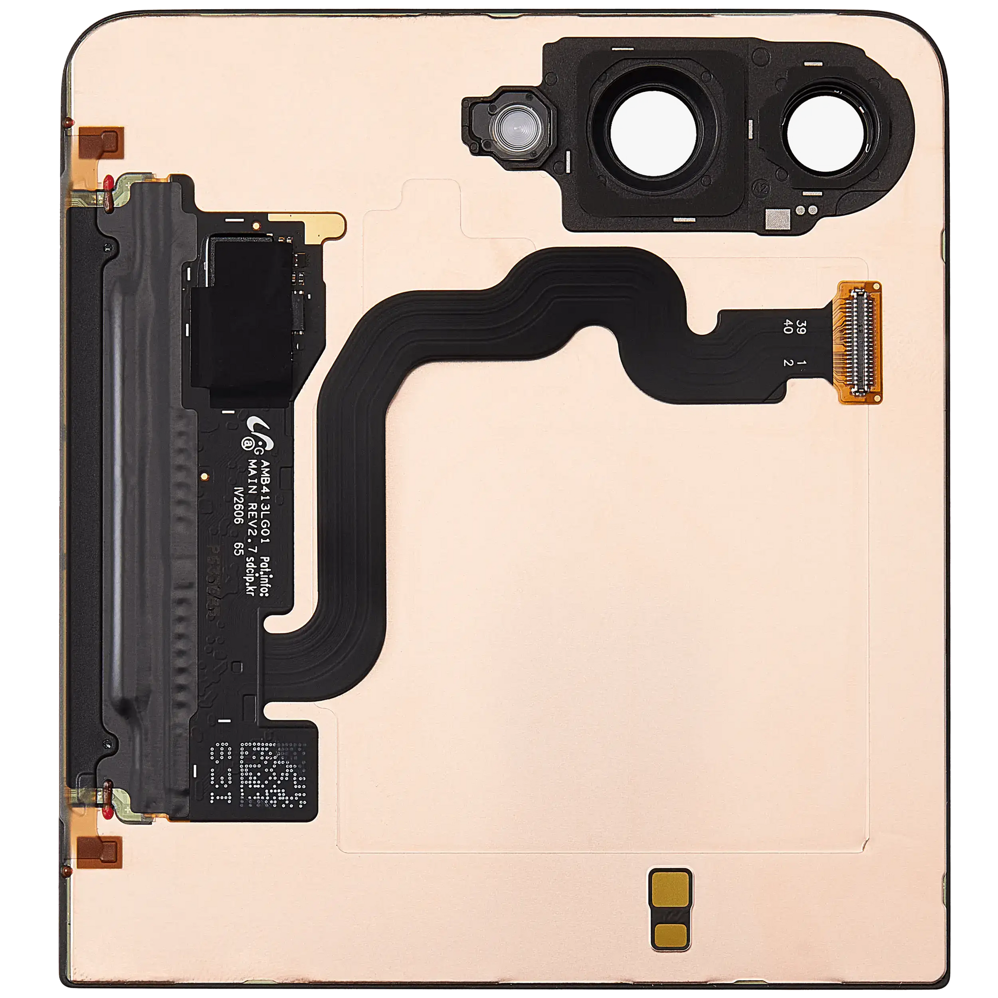 Outer OLED Assembly For Samsung Galaxy Z Flip 7 5G (Refurbished) (Black) - Replacement iPhone Parts