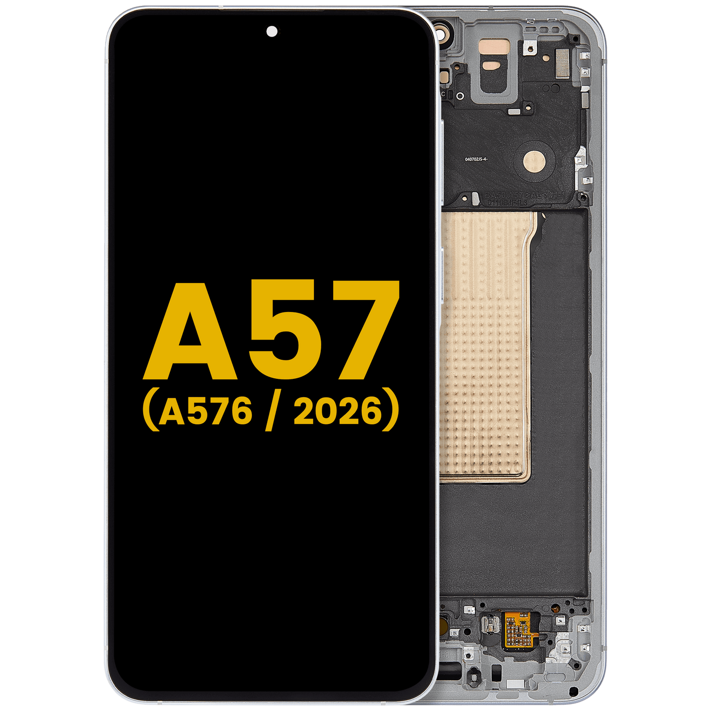 OLED Assembly With Frame For Samsung Galaxy A57 5G (A576 / 2026) (Refurbished) (Icyblue)