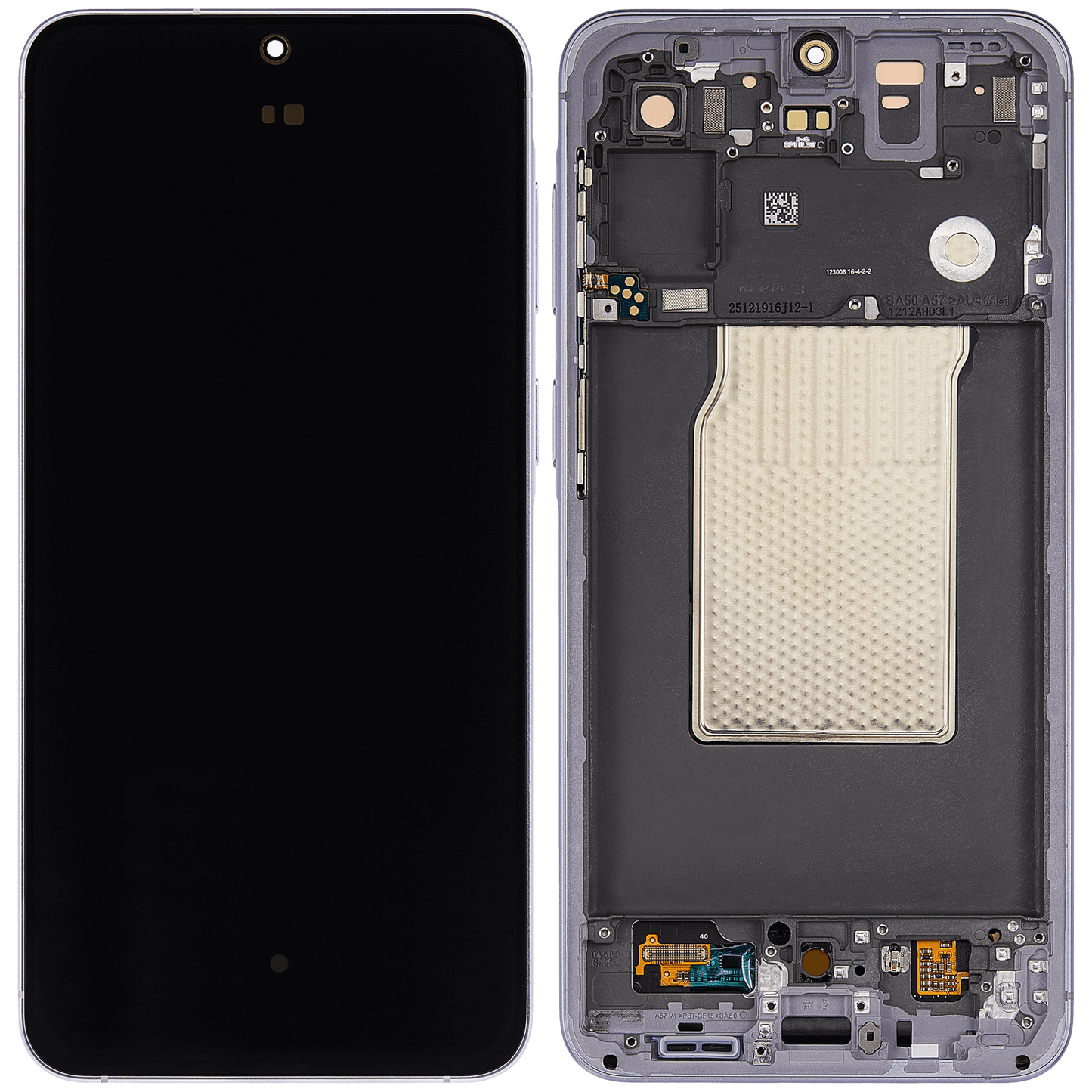 OLED Assembly With Frame For Samsung Galaxy A57 5G (A576 / 2026) (Refurbished) (Lilac)