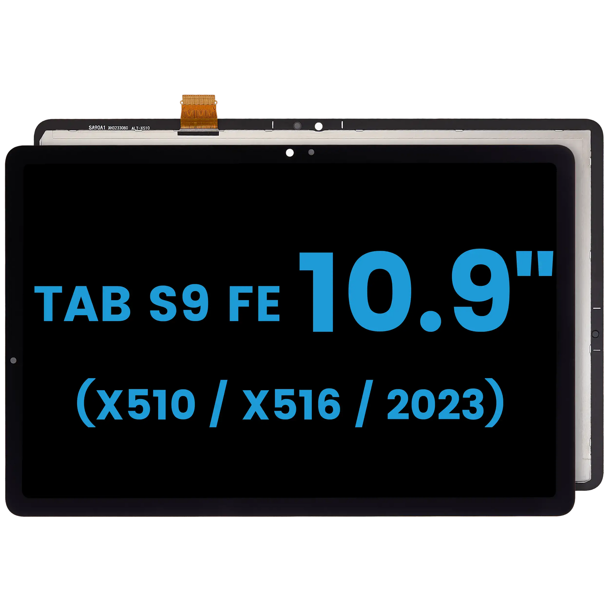LCD Assembly Without Frame For Samsung Galaxy Tab S9 FE 10.9" (X510 / X516 ) (2023) (Aftermarket) (Black) - product image 1