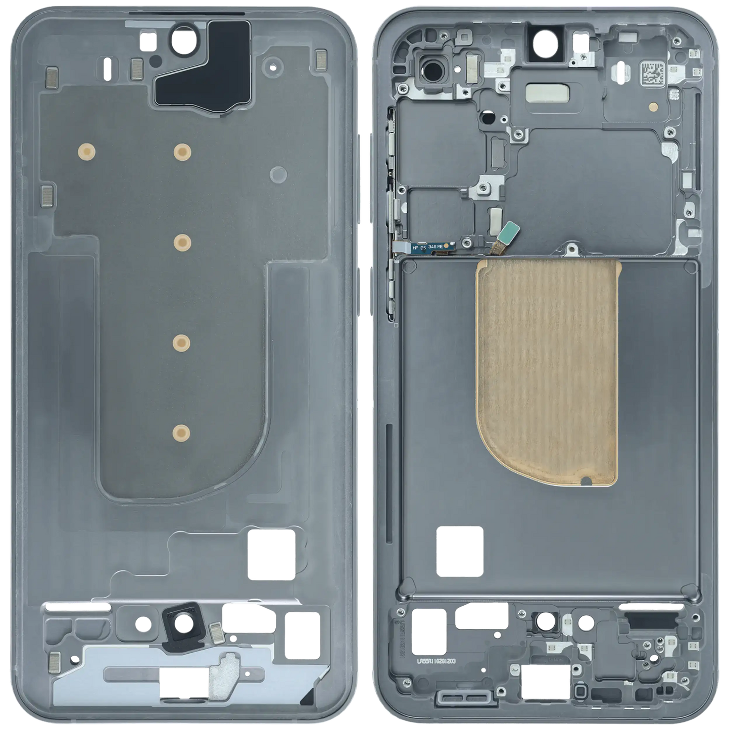 Mid-Frame Housing For Samsung Galaxy S23 FE (International version) (Service Pack) (Graphite)