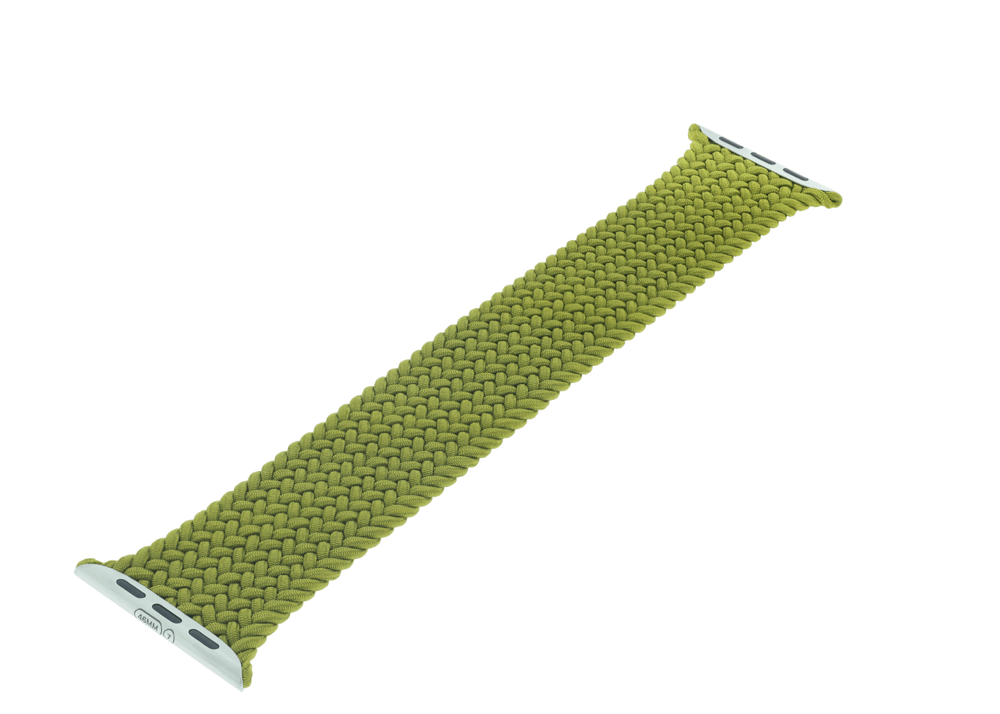 Apple Braided Loop Band For Apple Watch 46MM (Size 7) (OEM Brand New, Retail Packaging) (Chartreuse)