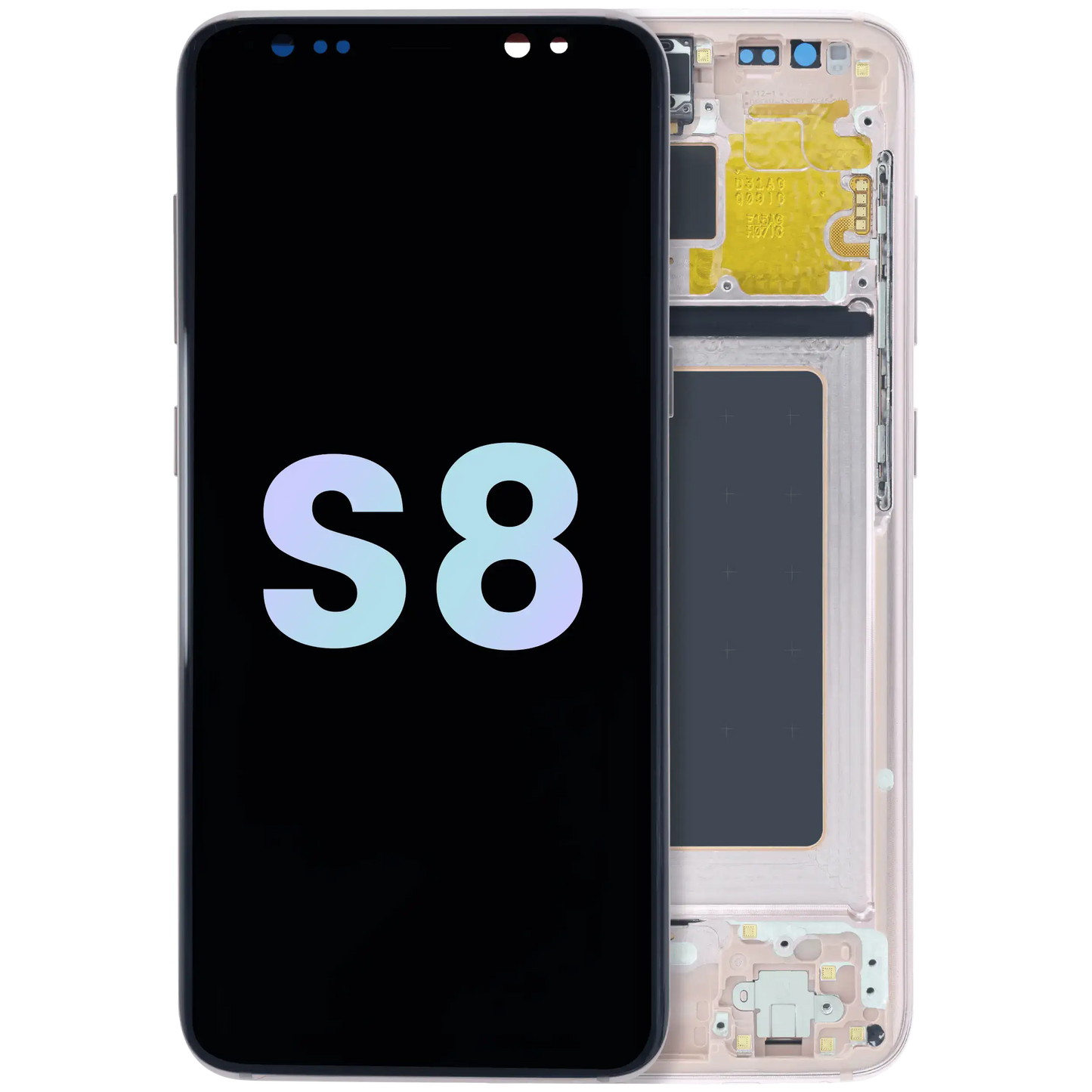 LCD Assembly With Frame For Samsung Galaxy S8 (Service Pack) (Pink)