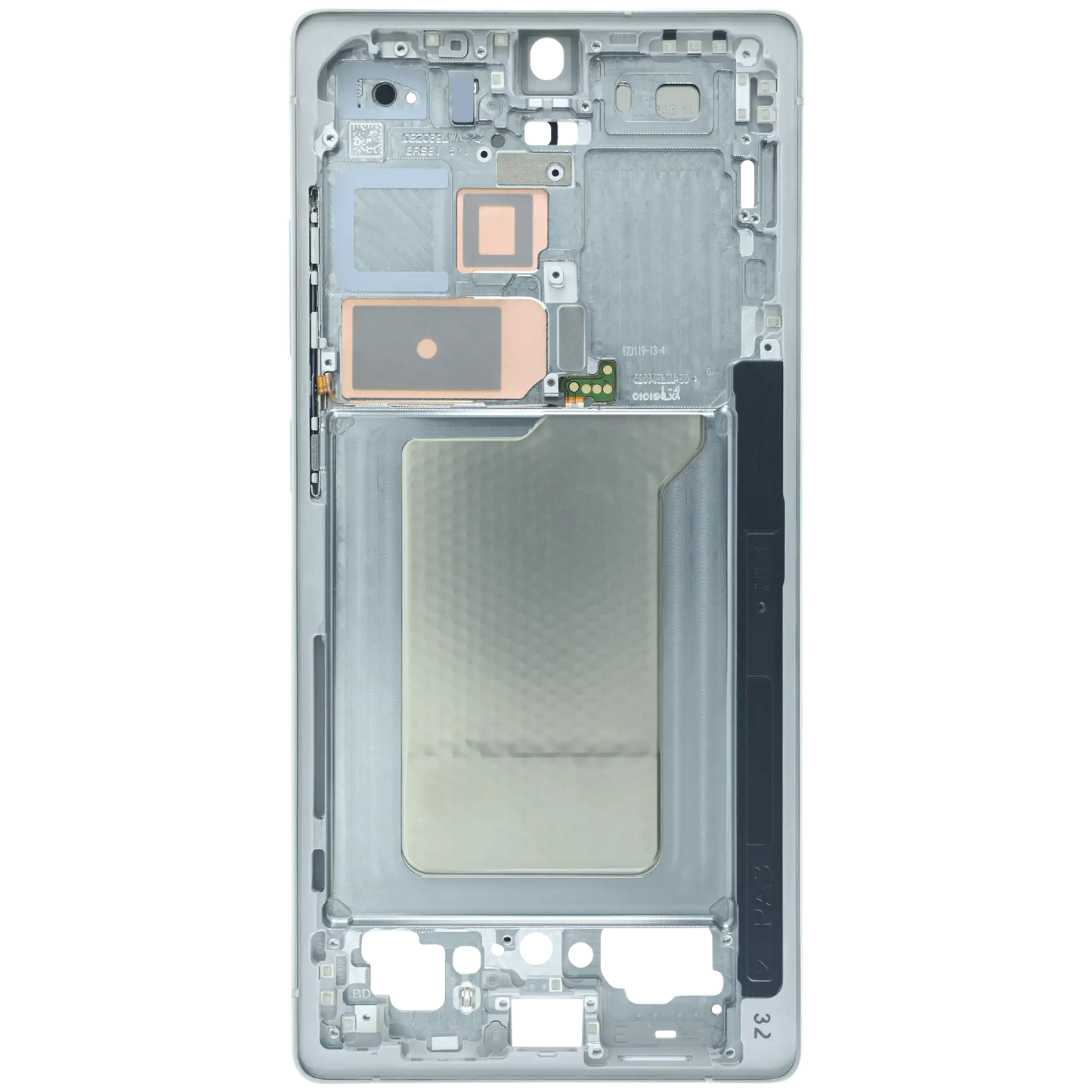 Mid-Frame Housing for Samsung Galaxy S25 Ultra (Service Pack) (Titanium Silver)