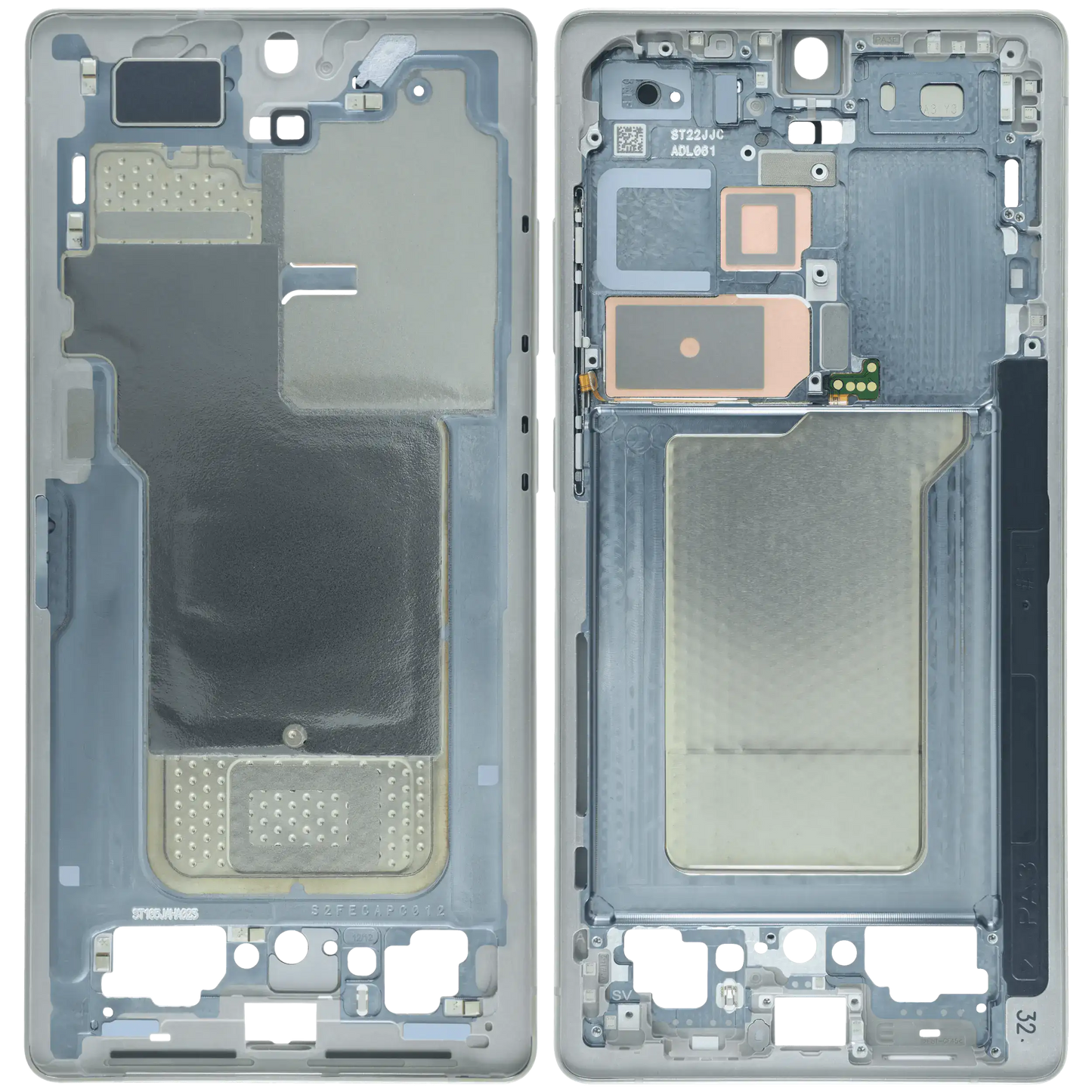 Mid-Frame Housing for Samsung Galaxy S25 Ultra (Service Pack) (Titanium Gray)
