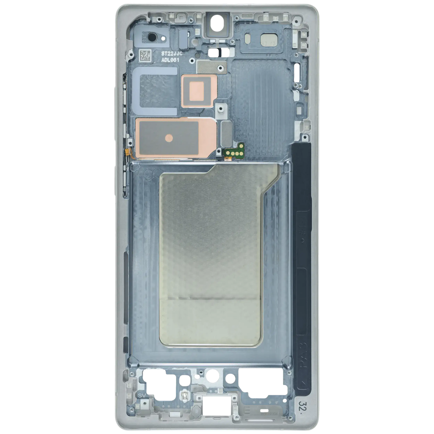Mid-Frame Housing for Samsung Galaxy S25 Ultra (Service Pack) (Titanium Gray)