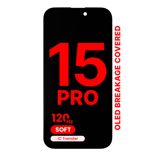OLED Assembly For iPhone 15 Pro (Aftermarket Pro: XO7 Soft) (120HZ) — product photo 1