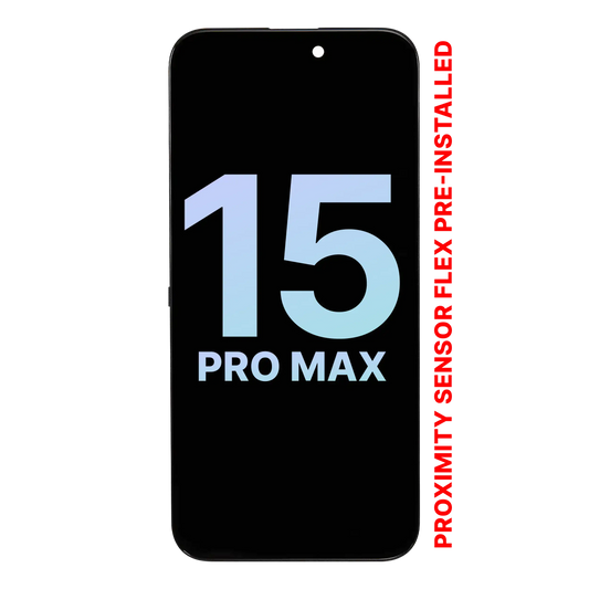 OLED Assembly With Proximity Sensor Flex Pre-Installed For iPhone 15 Pro Max (Service Pack) — product photo 1