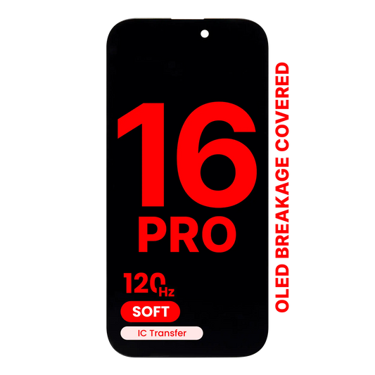 OLED Assembly For iPhone 16 Pro (Aftermarket Pro: XO7 Soft) (120HZ) — product photo 1