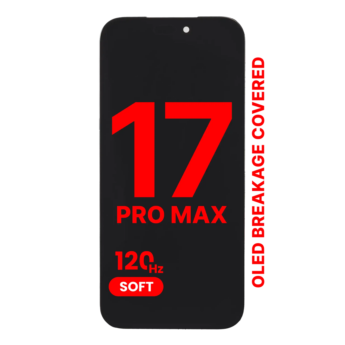OLED Assembly Compatible For iPhone 17 Pro Max (Aftermarket Pro: XO7 Soft) (120HZ) — product photo 1
