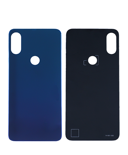Back cover Glass For Motorola One (XT1941 / 2018) / Moto P30 (XT1943 / 2018) (Blue) - Motorola replacement part - product image 3 - SKU 107082061929