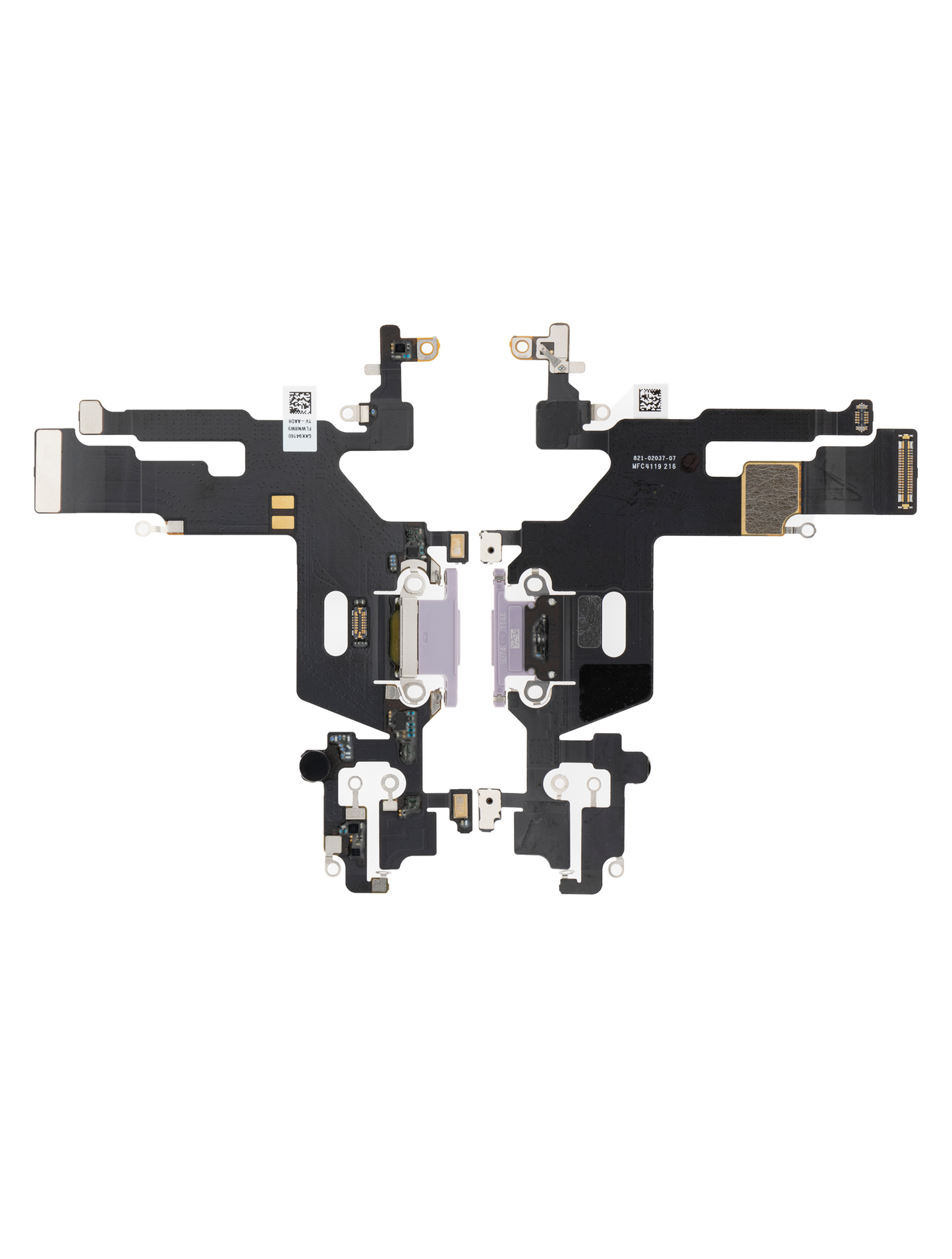 Charging Port Flex Cable For iPhone 11 (Premium) (Purple)
